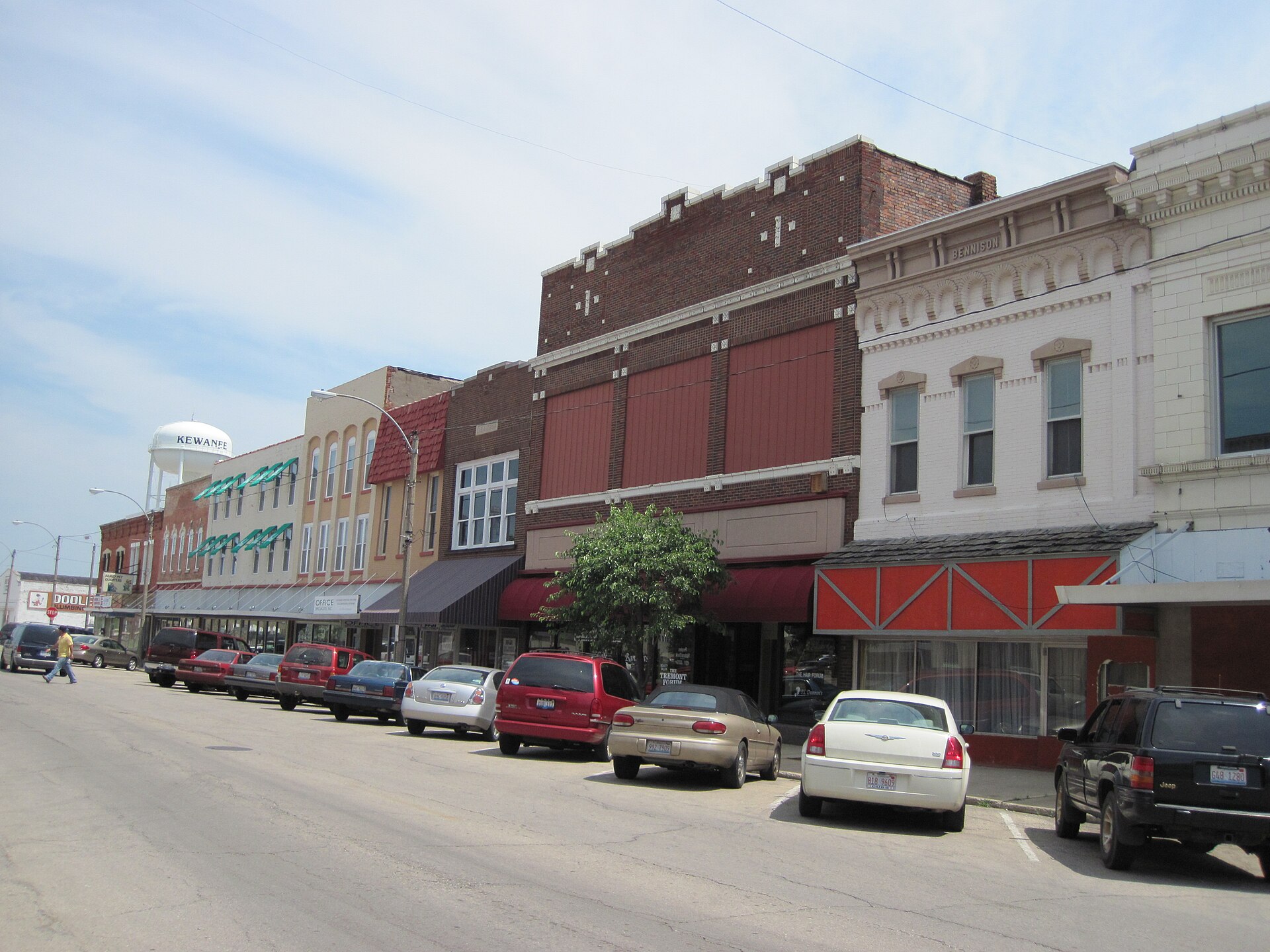 Street scene in Kewanee, Illinois