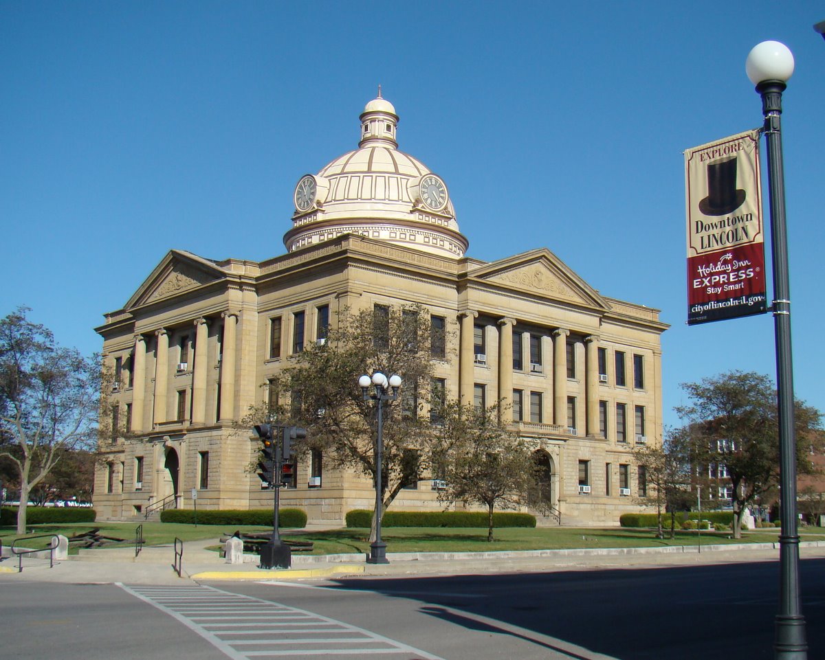 Courthouse in Lincoln, Illinois