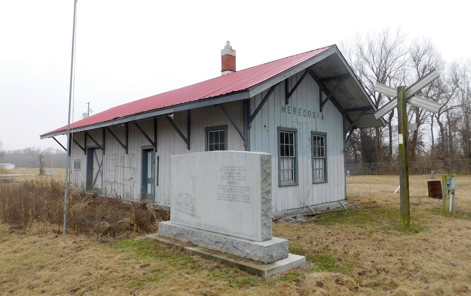 Meredosia Station in Meredosia, Illinois.