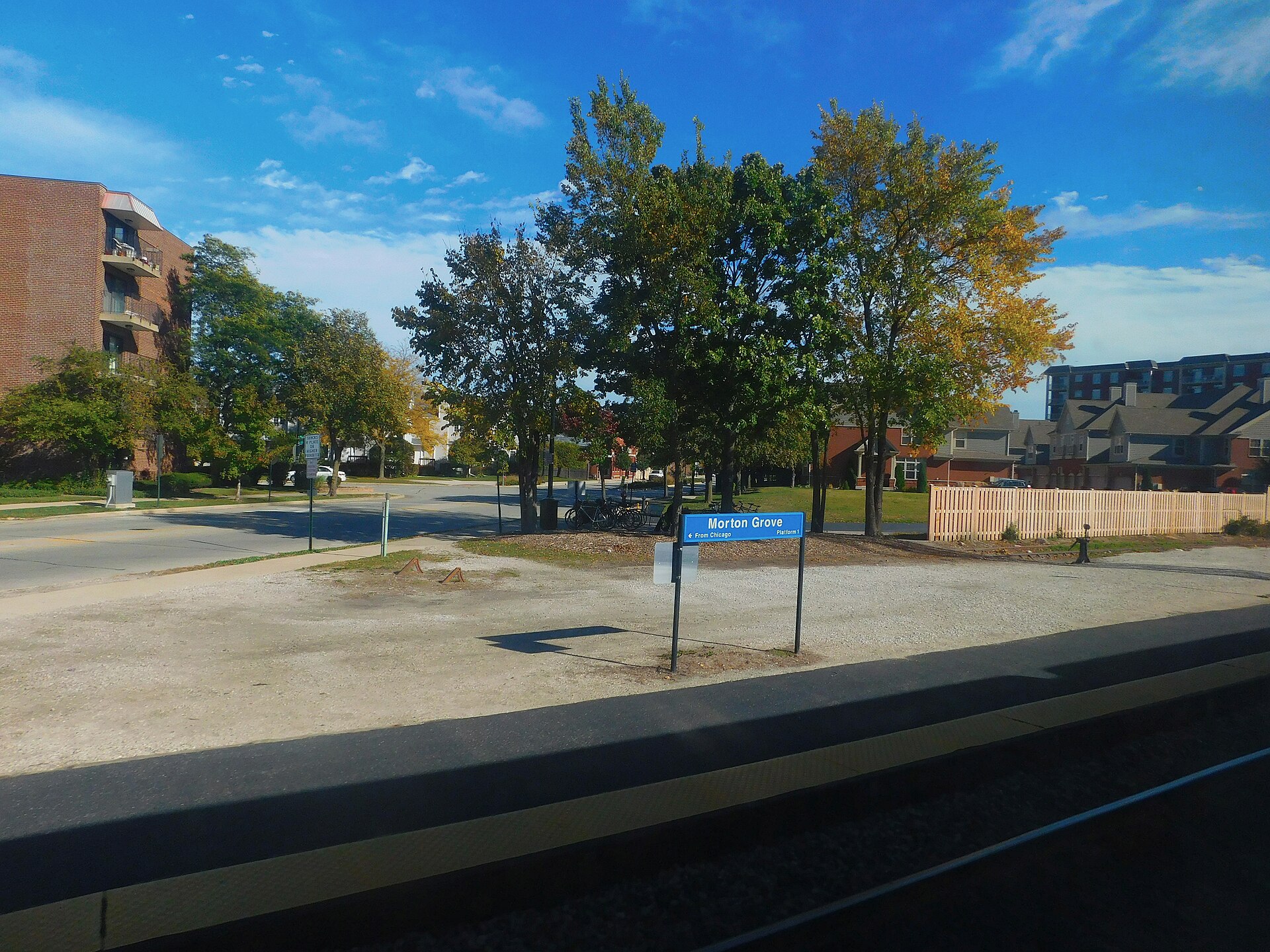 Morton Grove Station, Morton Grove, Illinois.