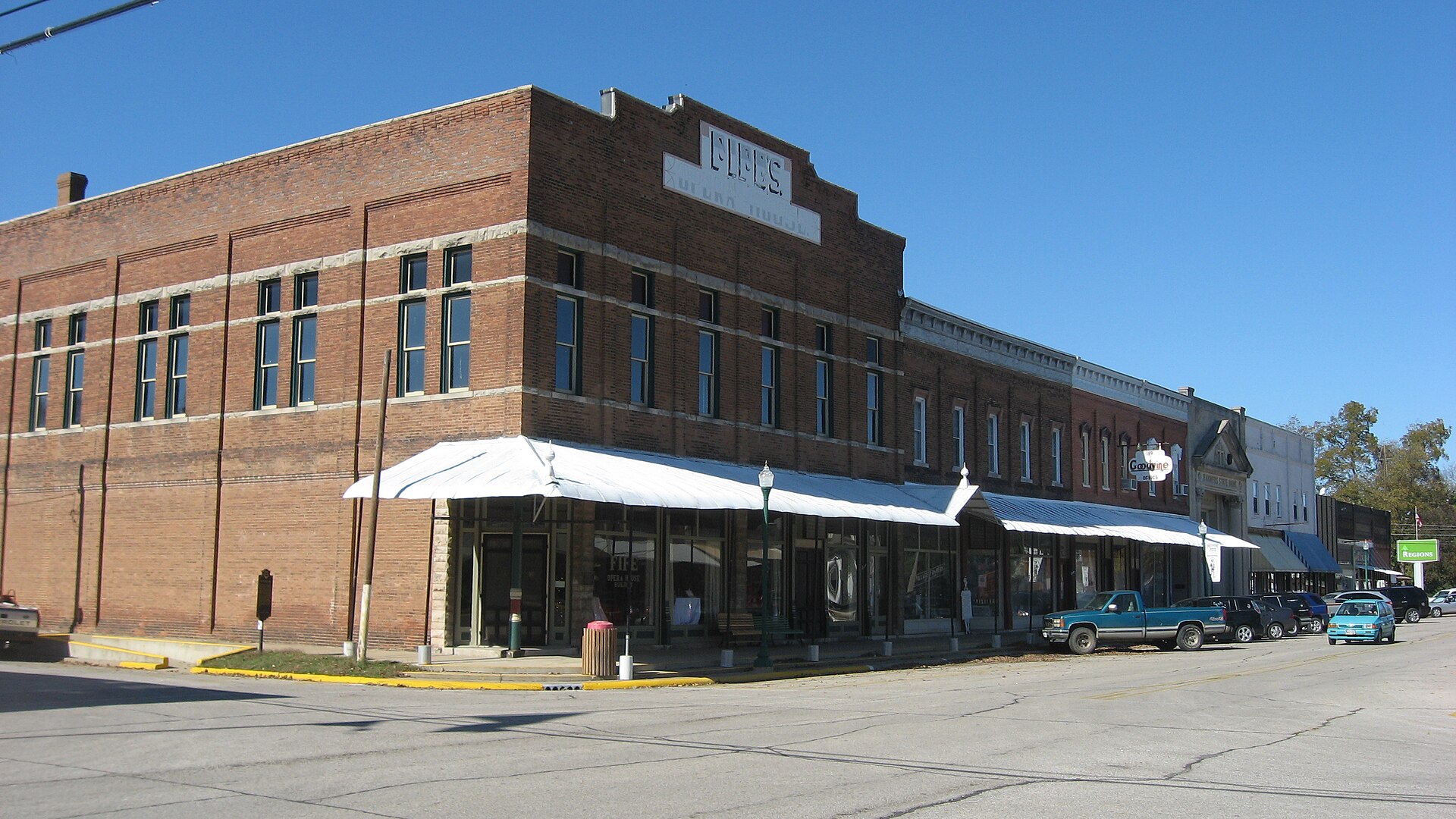 Local building in Palestine, Illinois