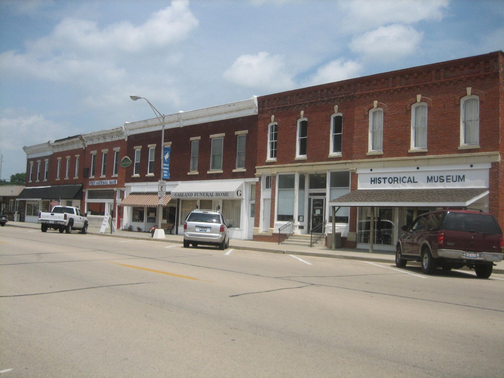 Main Street in Tampico, Illinois