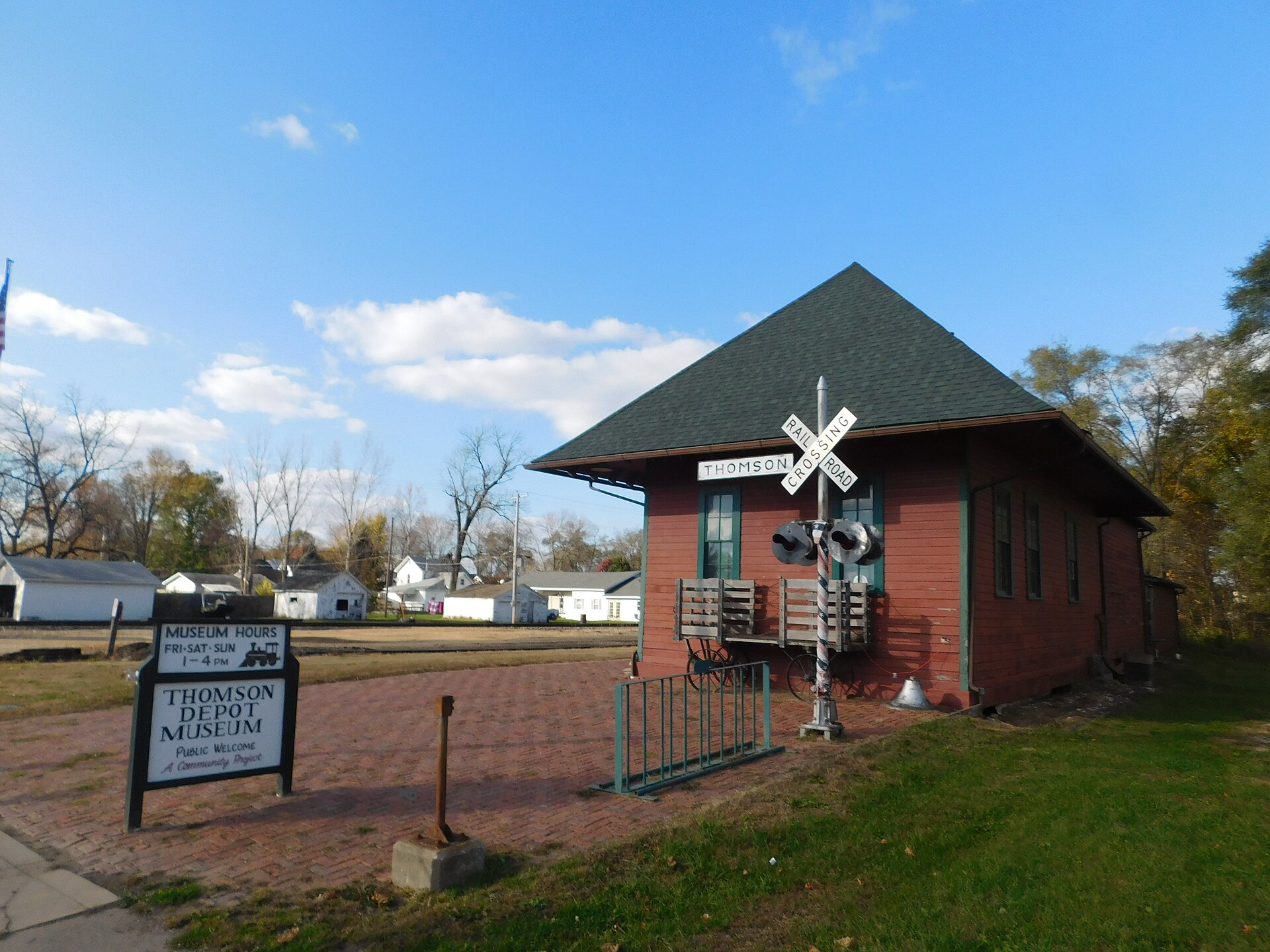 Thomson's Chicago, Burlington and Quincy Railroad in November 2016. — Illinois