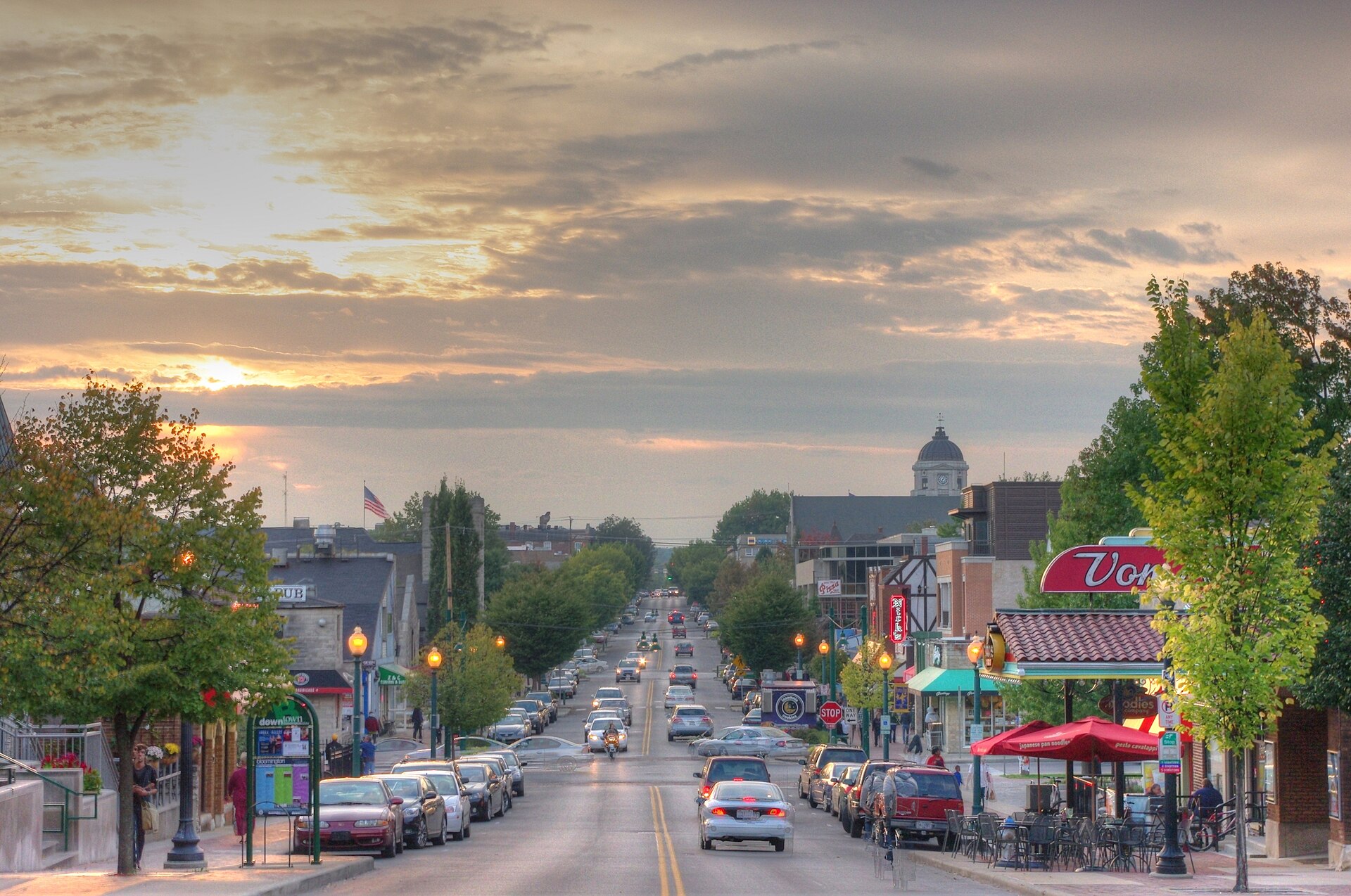 Outdoor view in Bloomington, Indiana
