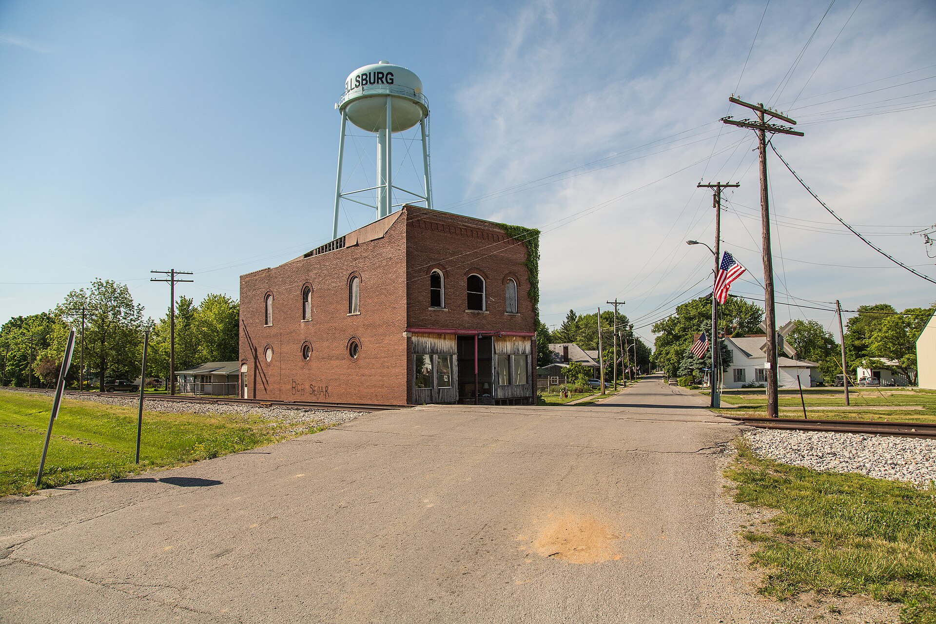 Photo from Small Town Indiana photo survey. — Campbellsburg, Indiana
