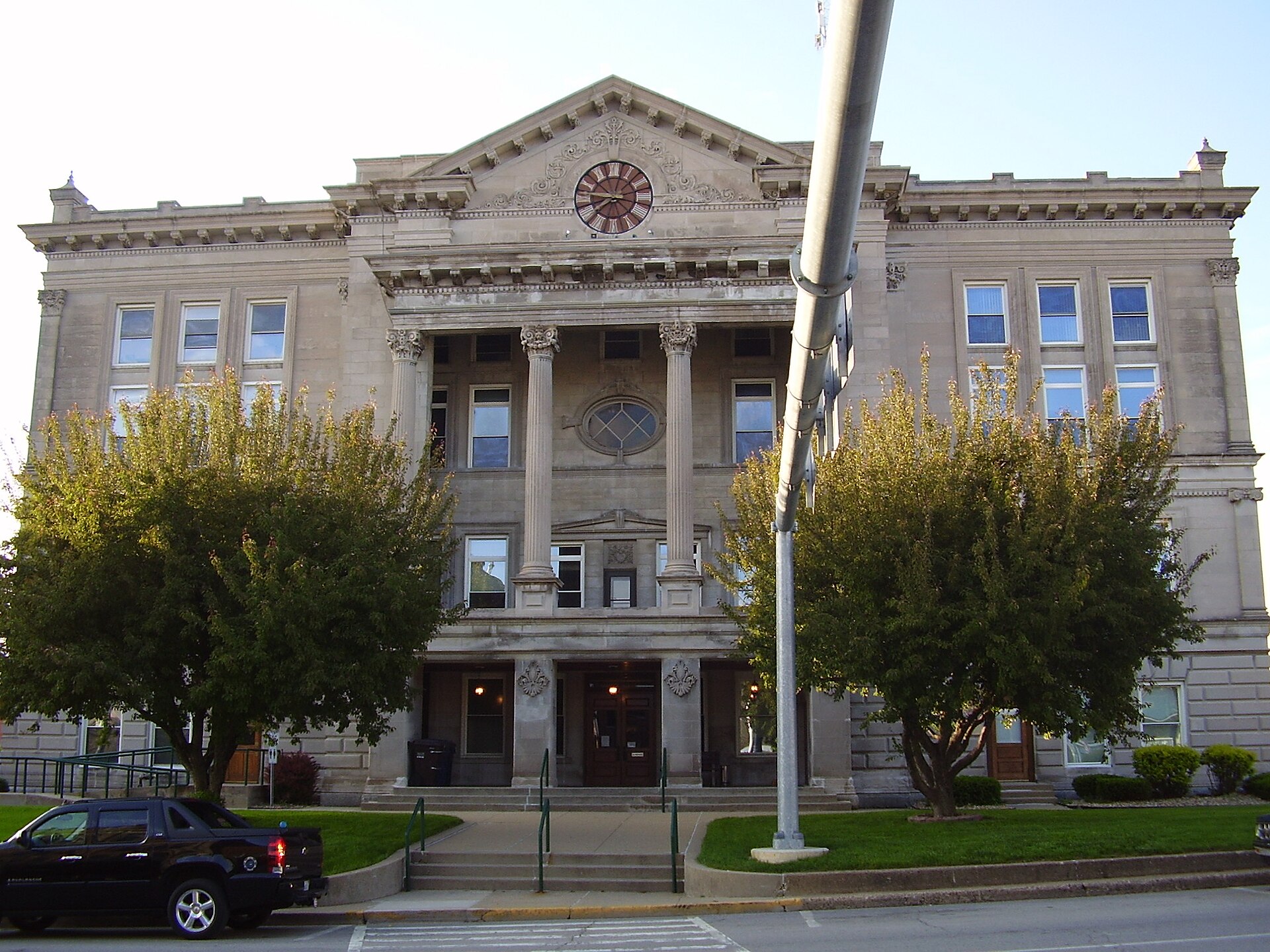 The Putnam County Courthouse in Greencastle, Indiana, United States.