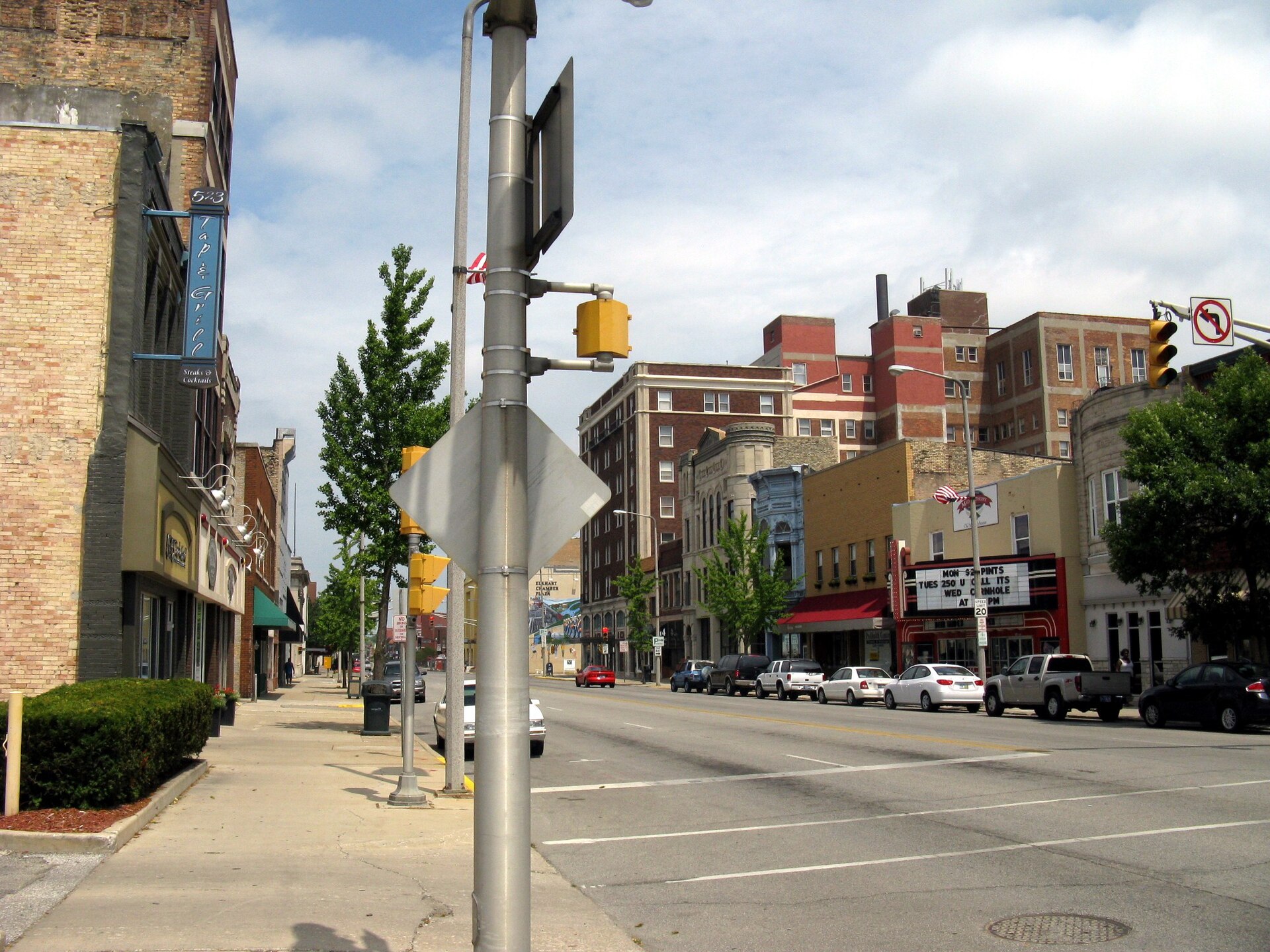 Main Street in Elkhart, Indiana