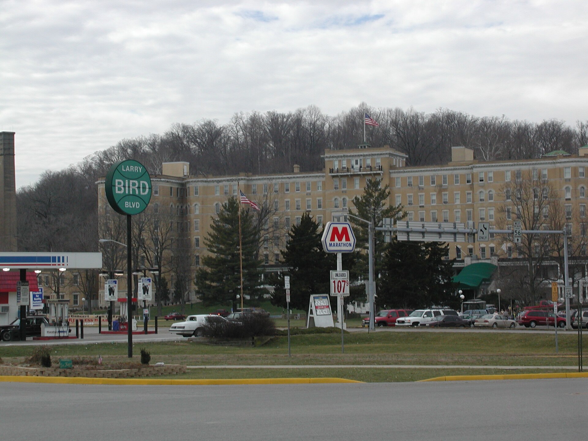 French Lick Springs Hotel, located in French Lick, Indiana, United States.