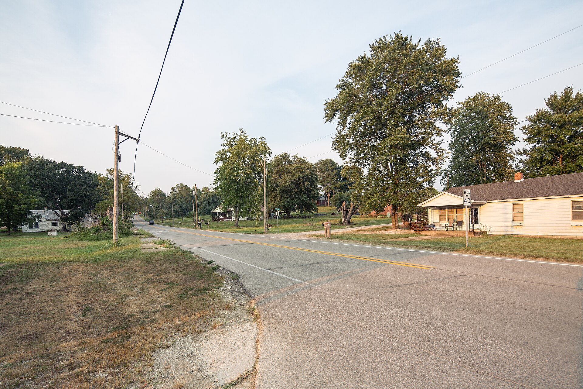 Photo from Small Town Indiana photo survey. — Gentryville, Indiana