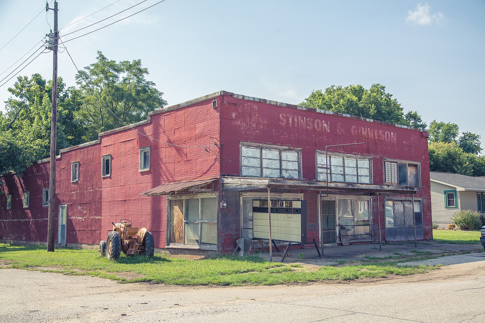 Photo from Small Town Indiana photo survey. — Griffin, Indiana