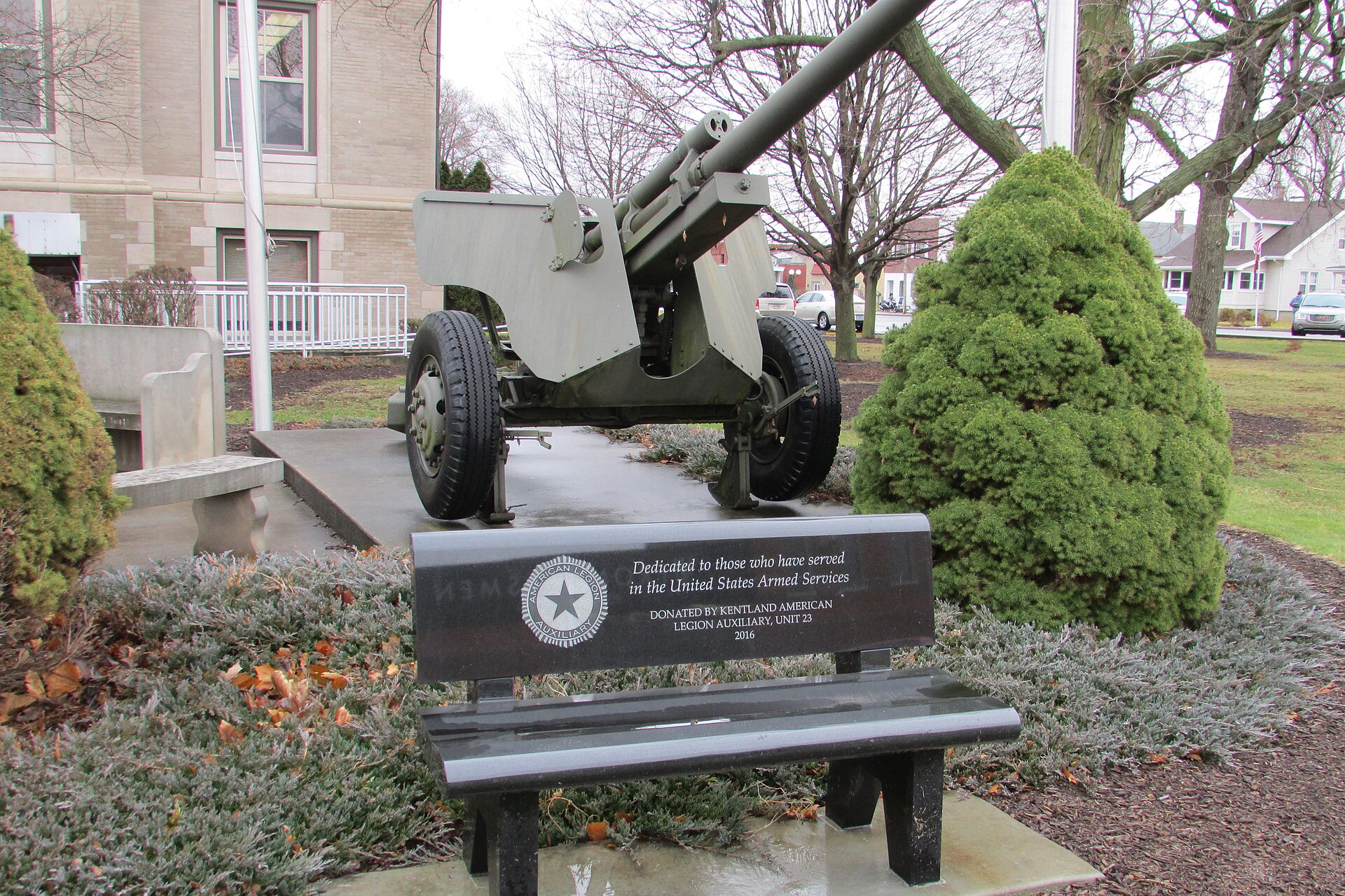 World War II Memorial, Kentland, Indiana.