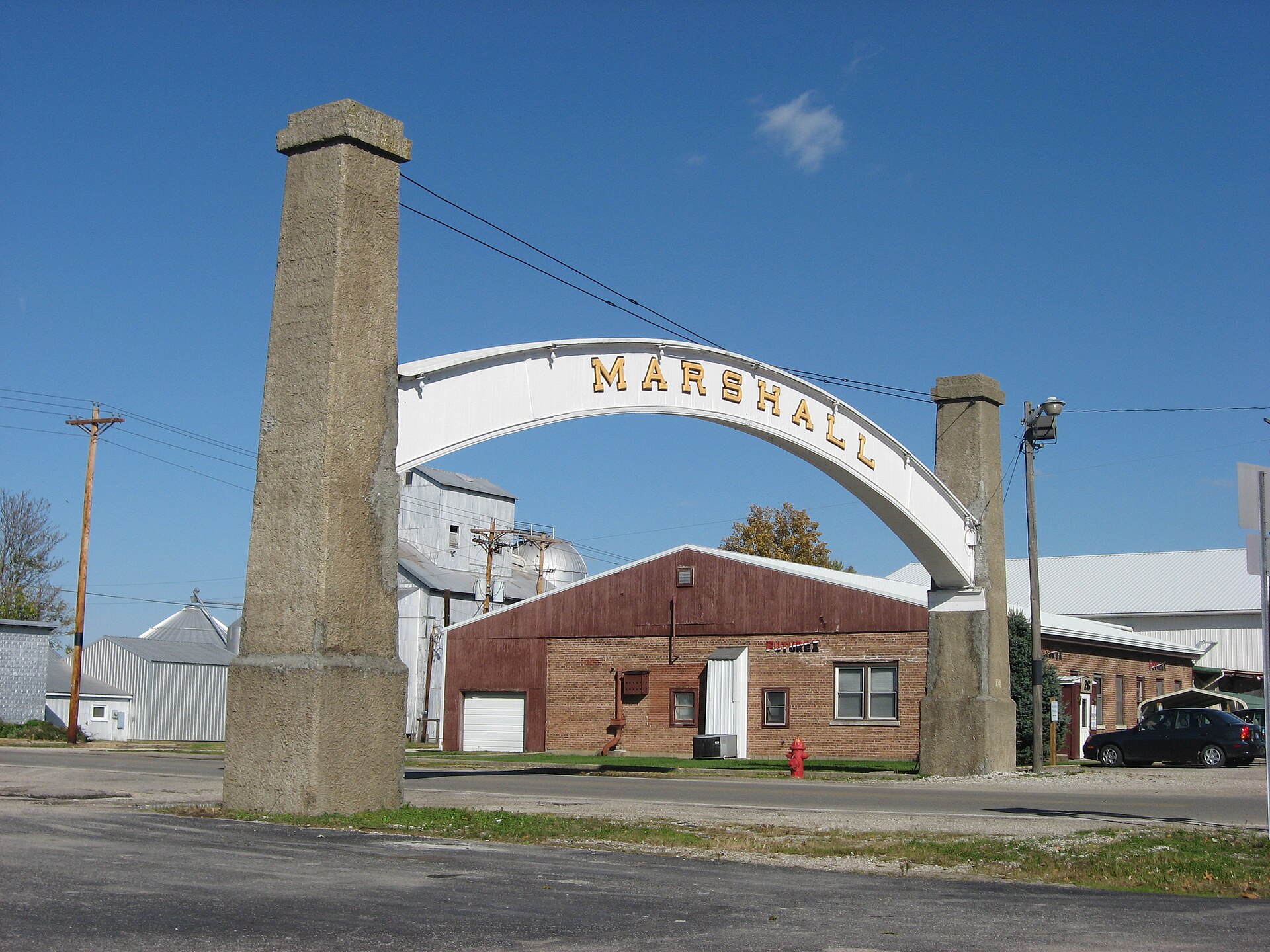 Main Street in Marshall, Indiana