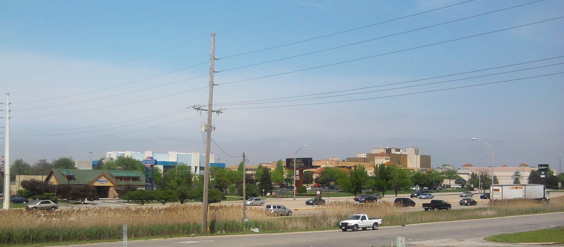 Merrillville Skyline looking northeast toward US Route 30 — Indiana