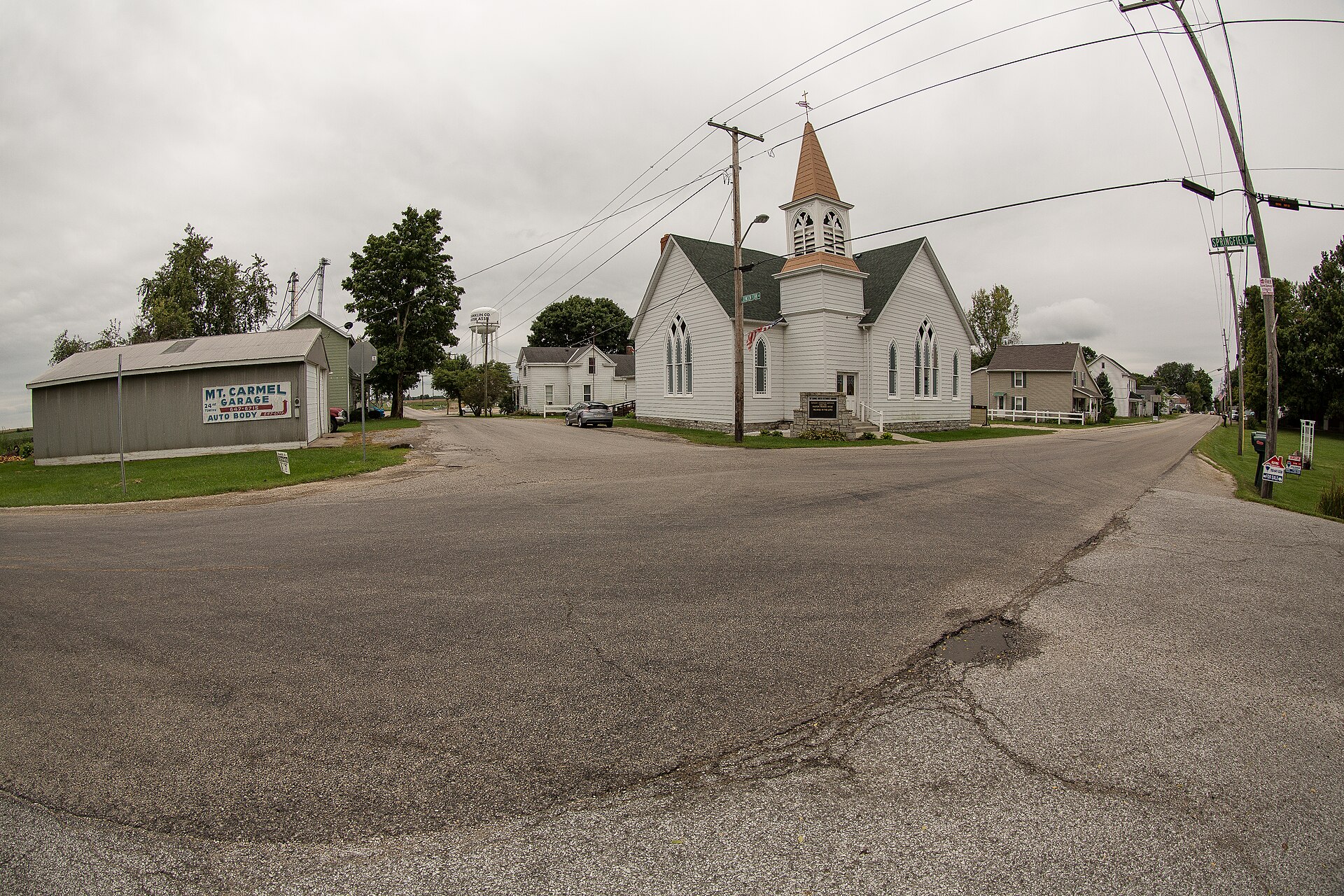 Photo from Small Town Indiana photo survey. — Mount Carmel, Indiana