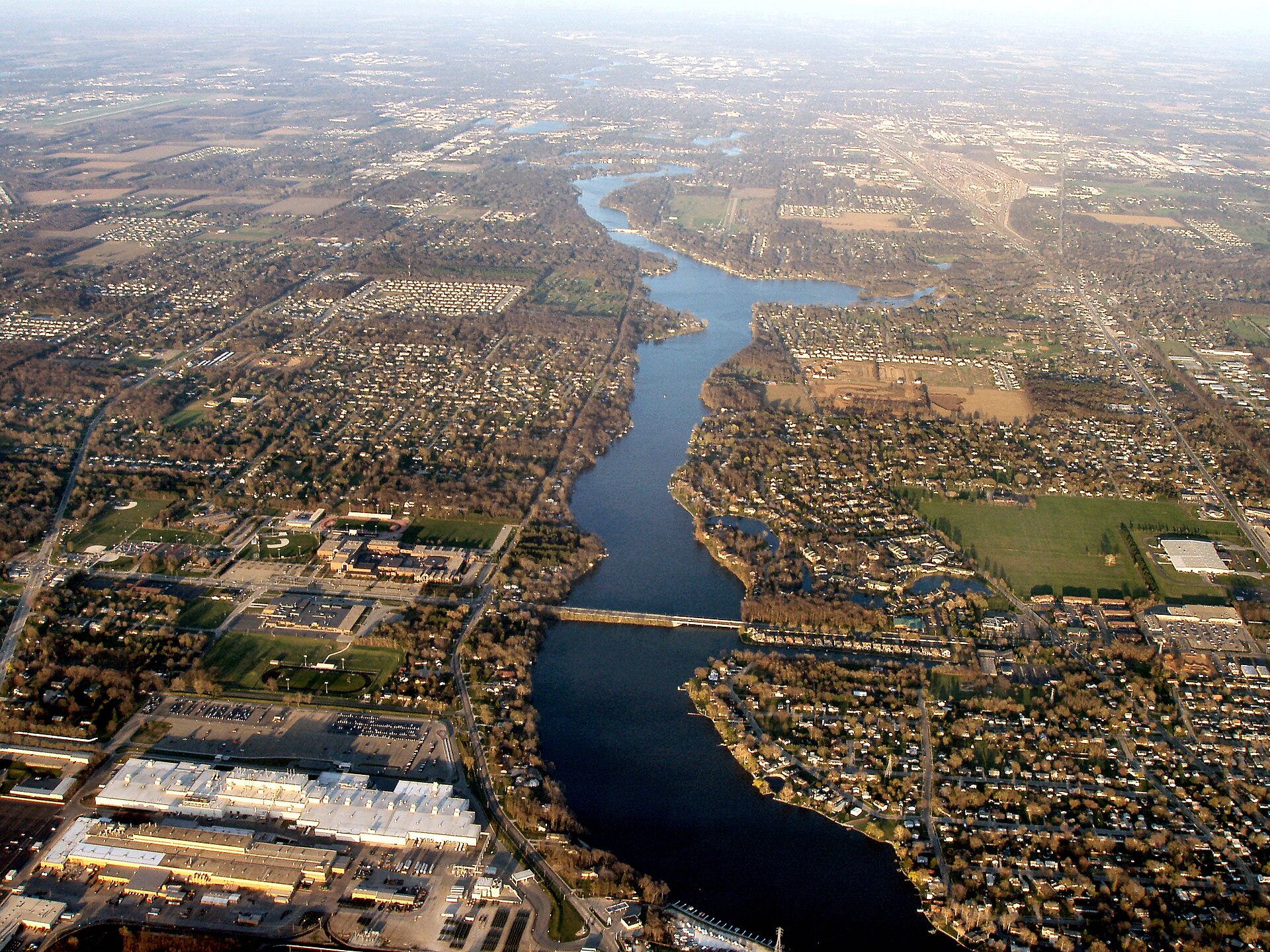 East side of Mishawaka, Indiana, with the St. — Osceola, Indiana