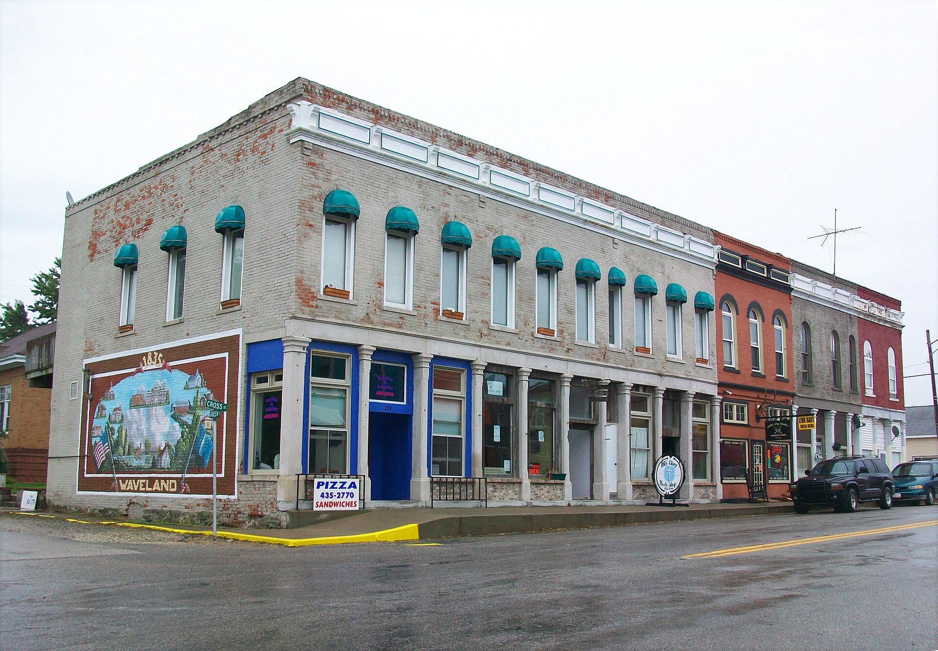 Downtown Waveland, Indiana