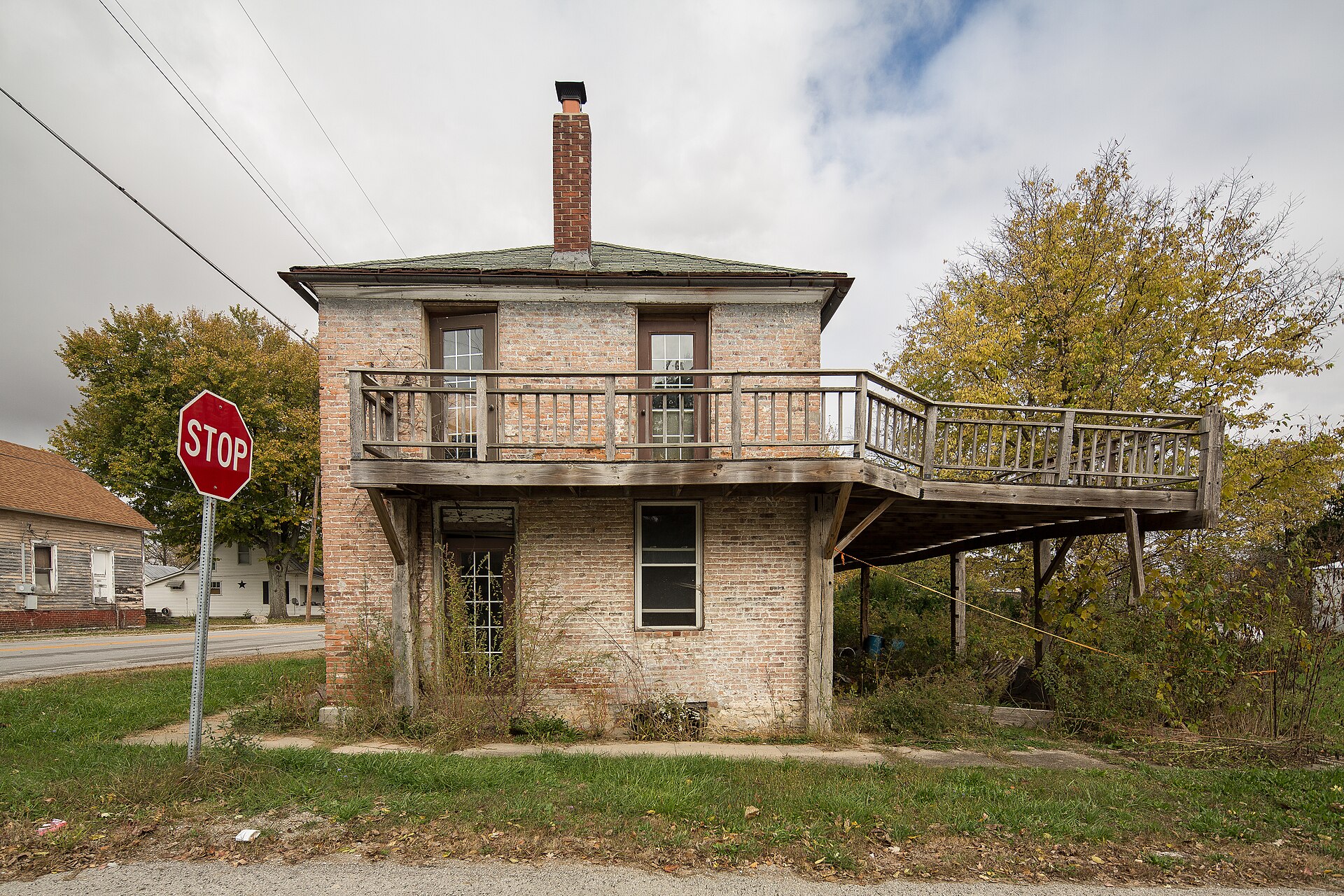 Street scene in Whitewater, Indiana