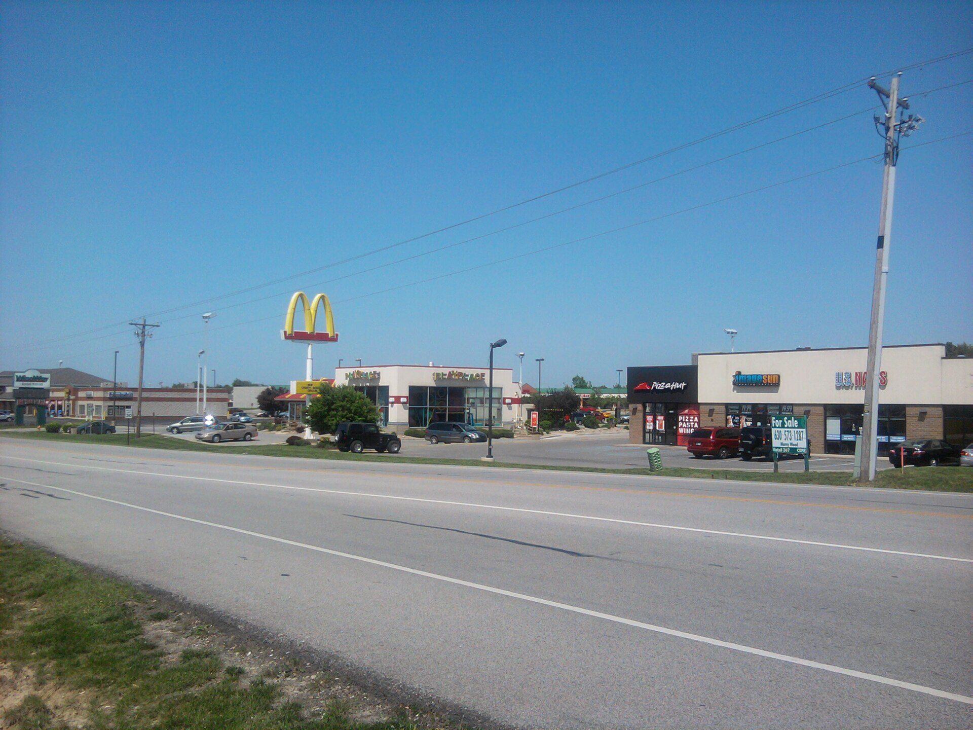 Fields and countryside in Winfield, Indiana