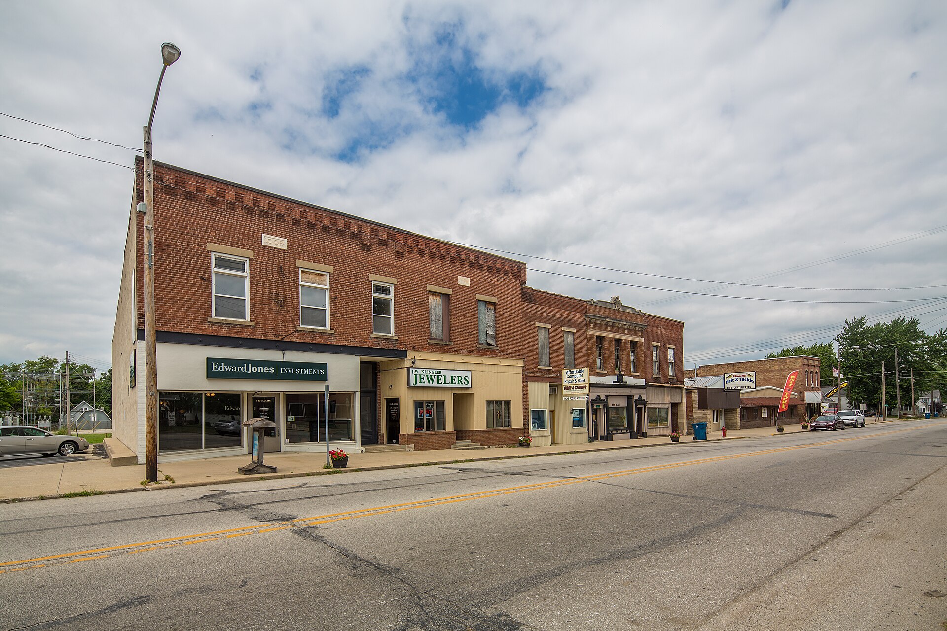 North Main Street, Wolcottville, Indiana