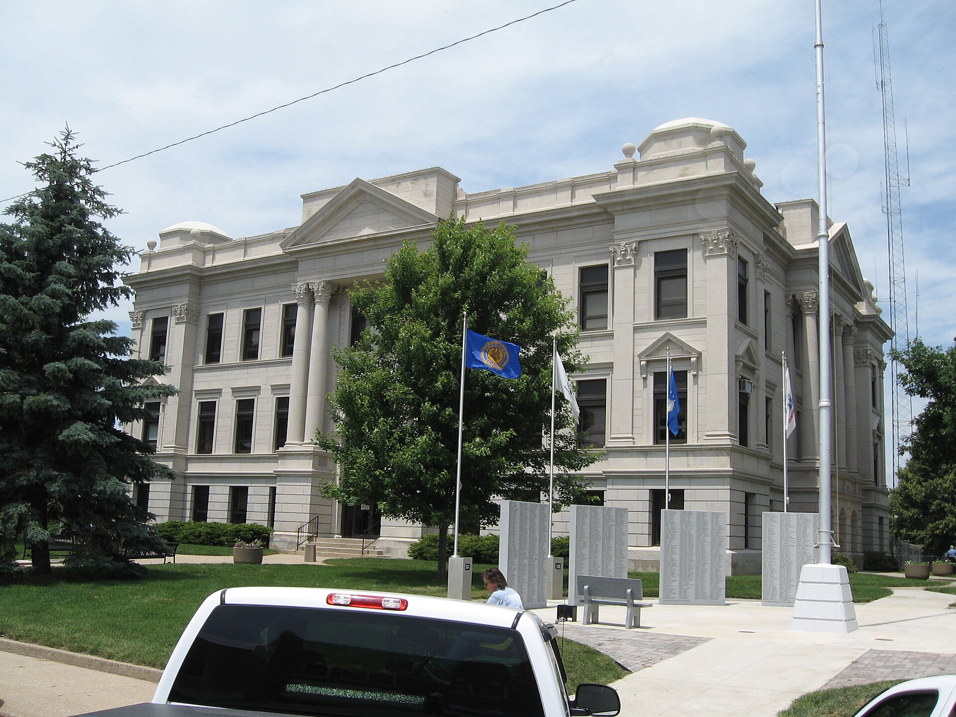 Crawford County Courthouse. Location: Broadway between Ave. B and Ave. C, Denison, IA. on NRHP Billwhittaker (talk) — Iowa