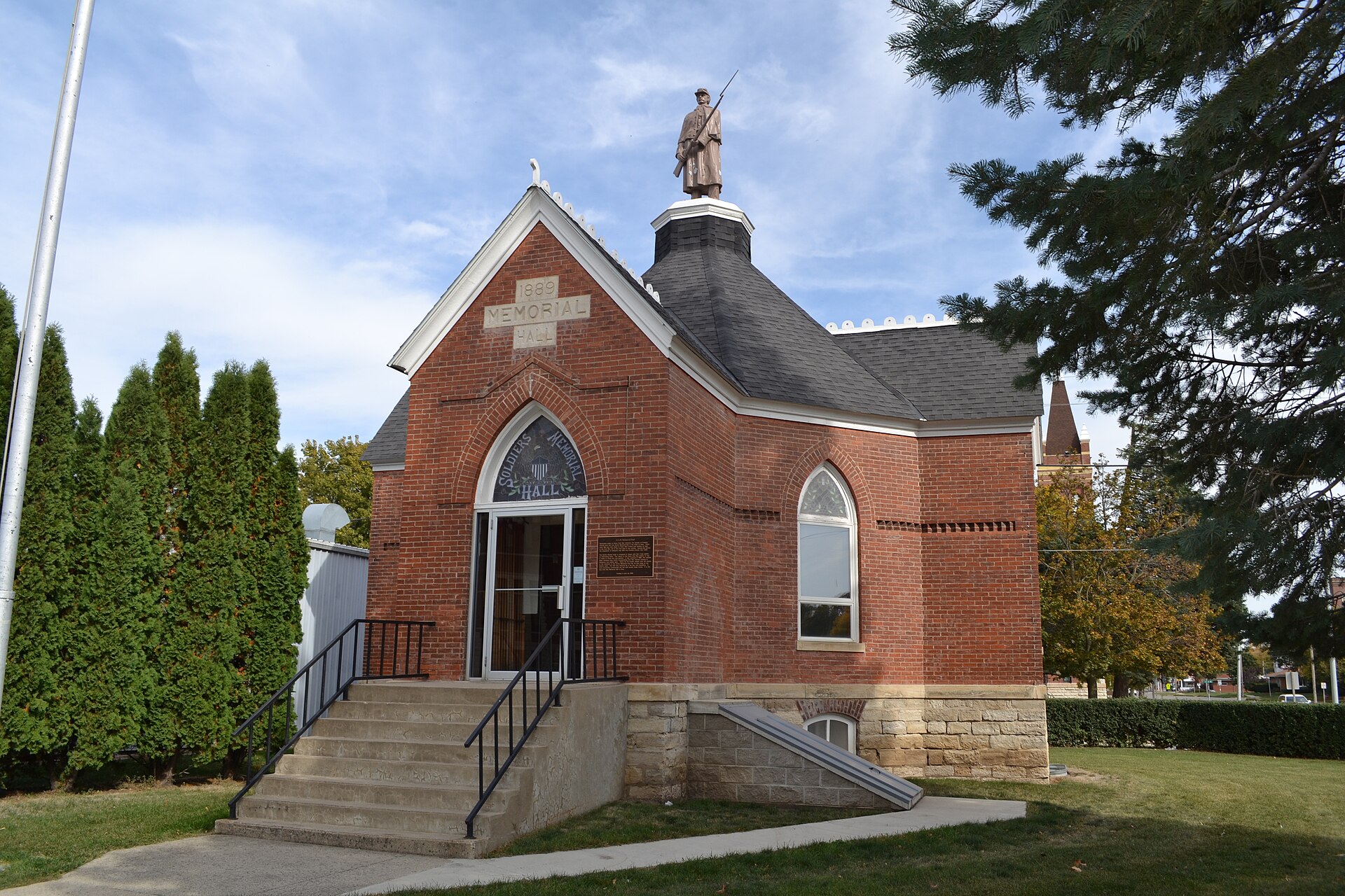 Franklin County G. A. R. Soldiers' Memorial Hall — Iowa