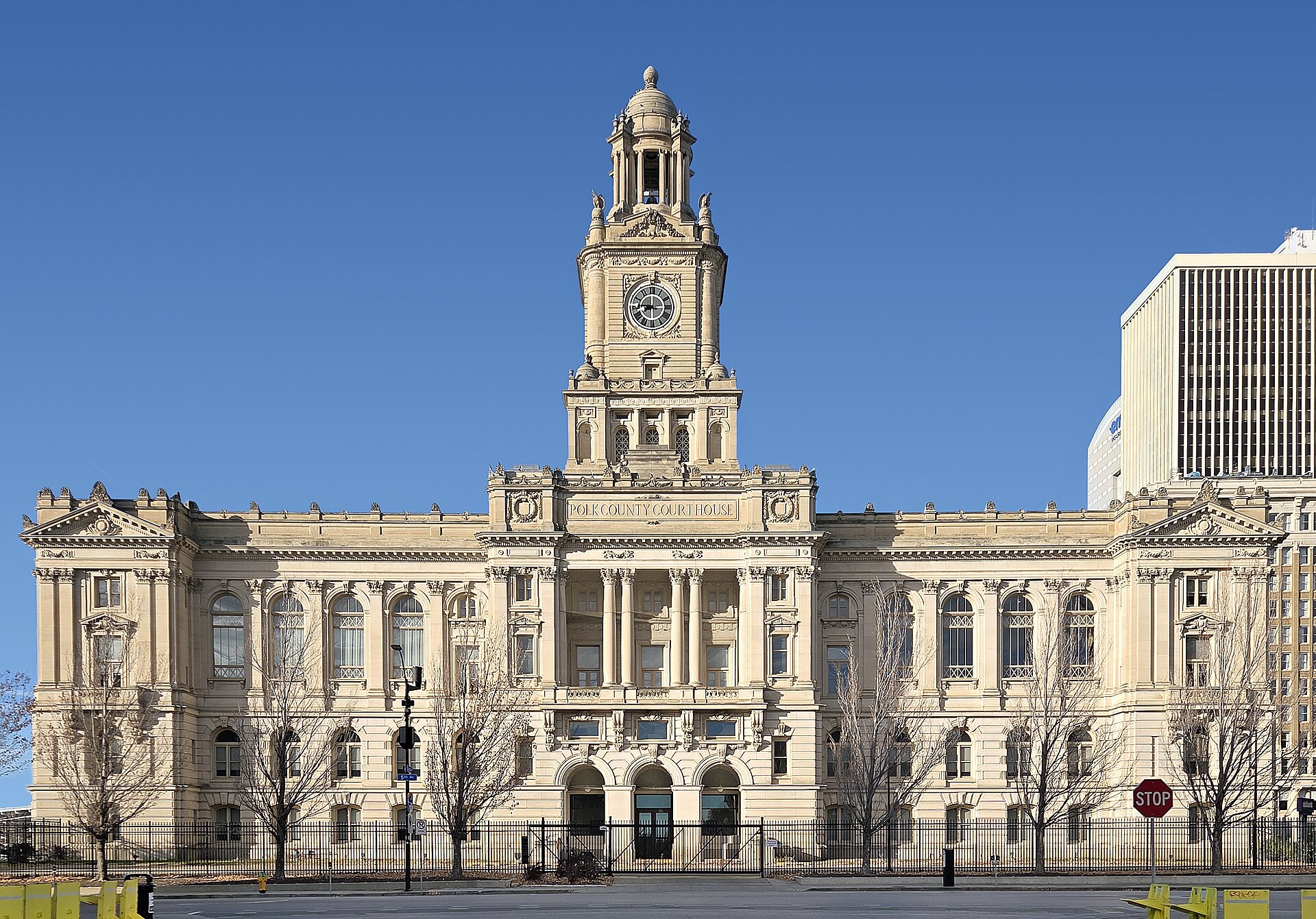Polk County Courthouse, 500 Mulberry Street, Des Moines, Iowa, United States.