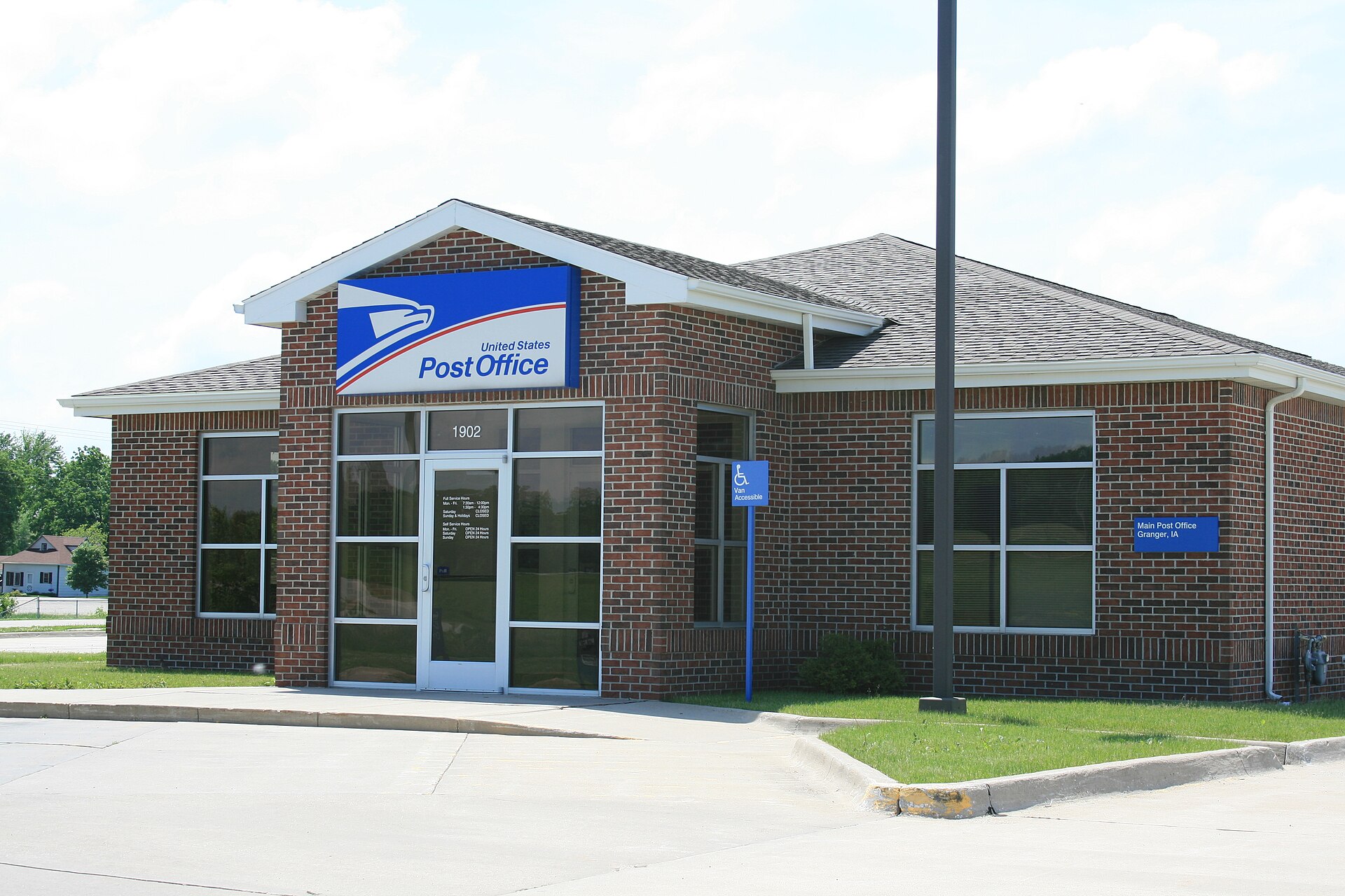 Post Office in Granger, Iowa