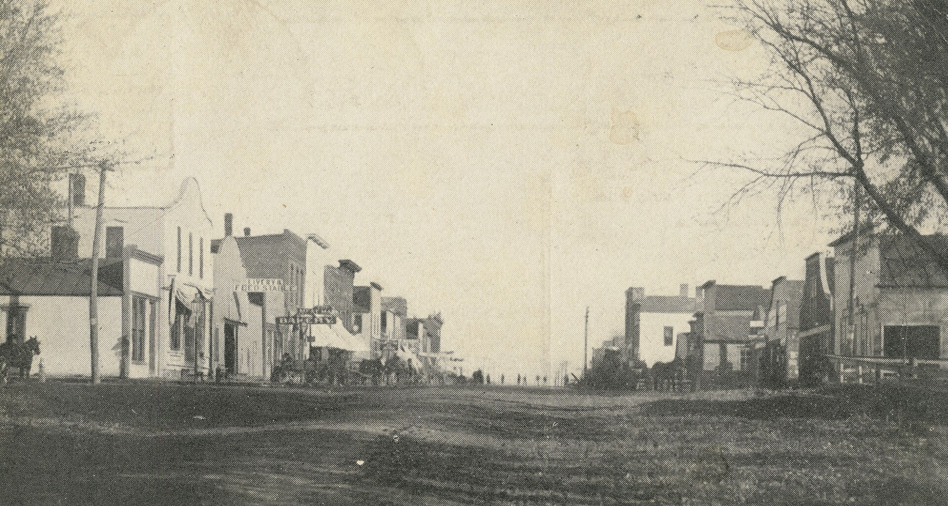 Main Street, Jewell Junction, Iowa, 1910