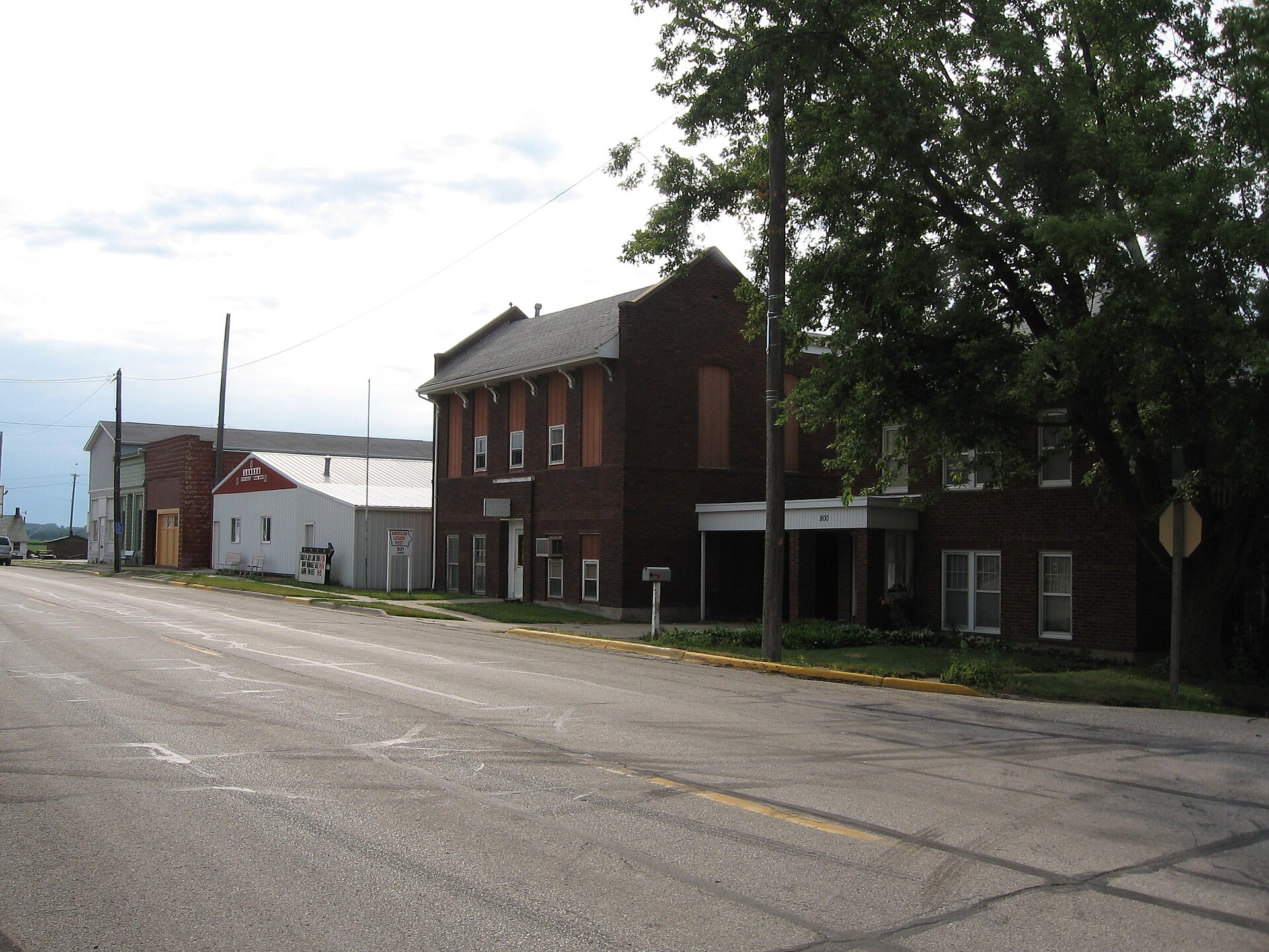 Downtown Ladora, Iowa