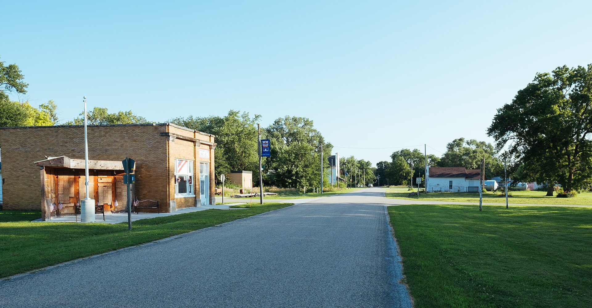 Vine Street in Little Sioux — Iowa