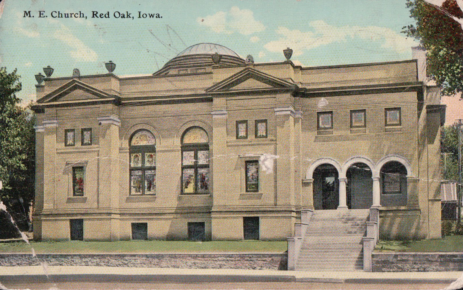 M. E. Church, Red Oak, Iowa. 1920s