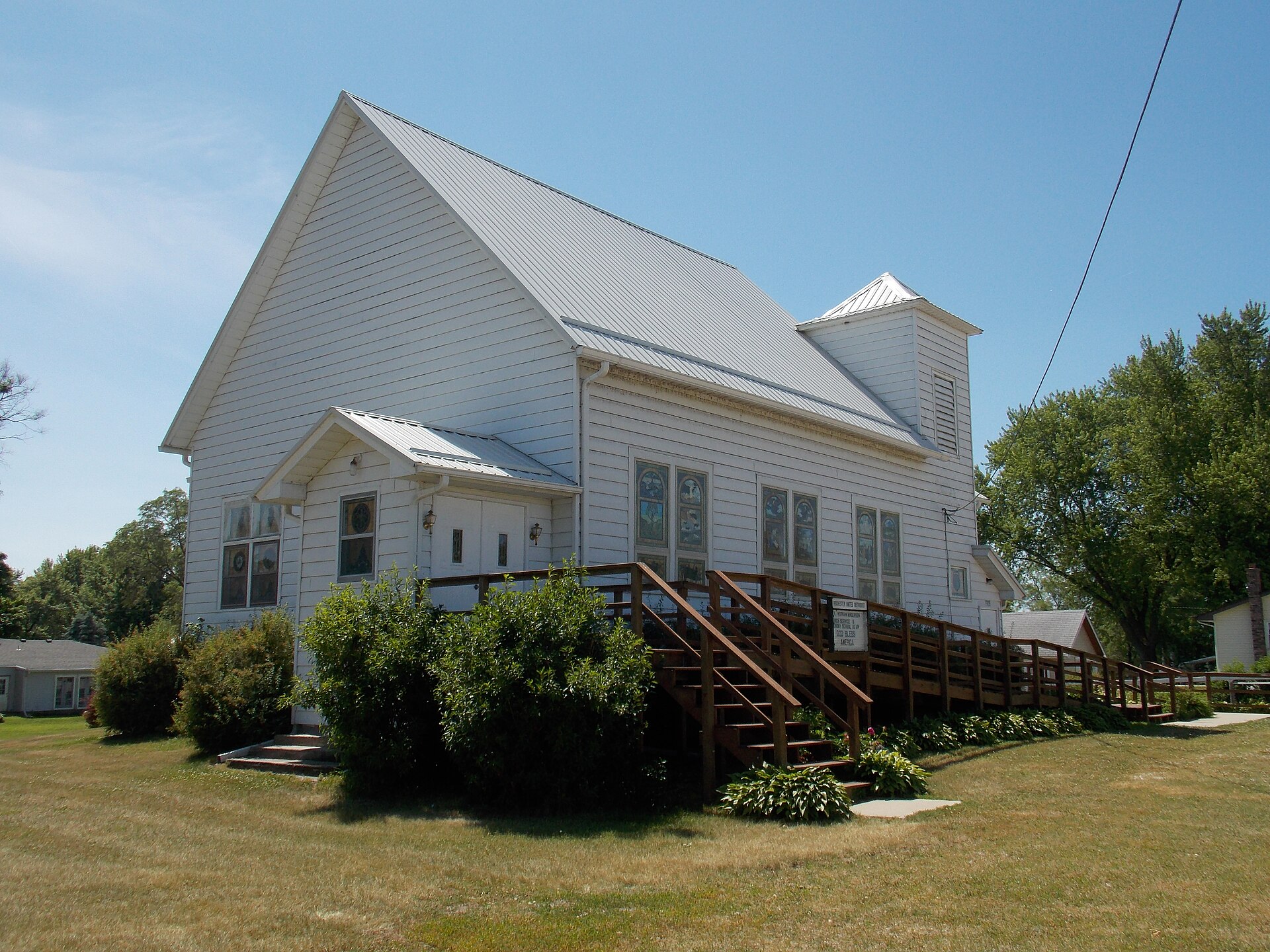 Rochester United Methodist Church in Rochester, Iowa.