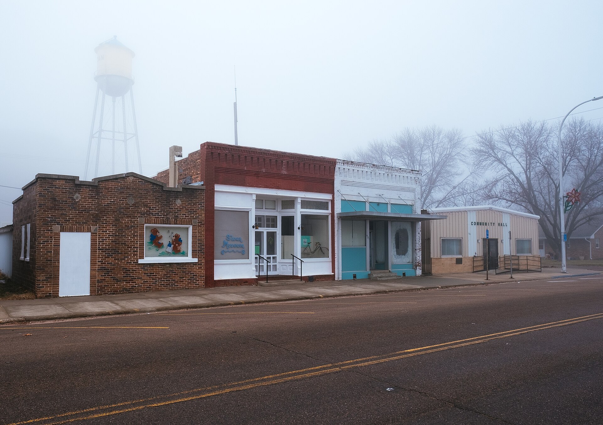 Evans Street looking west. — Sloan, Iowa