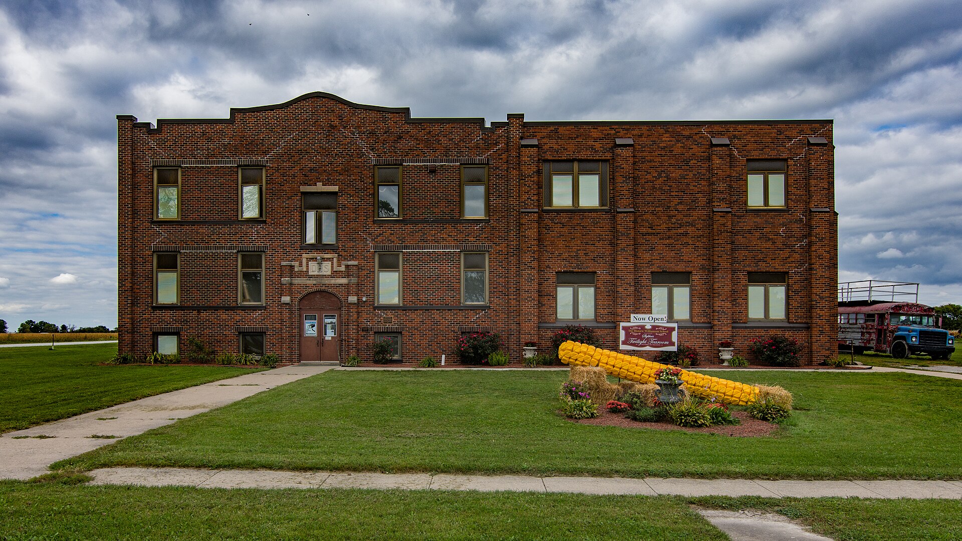 Williamson School Front (South face) Williamson Iowa NRHP 98000374