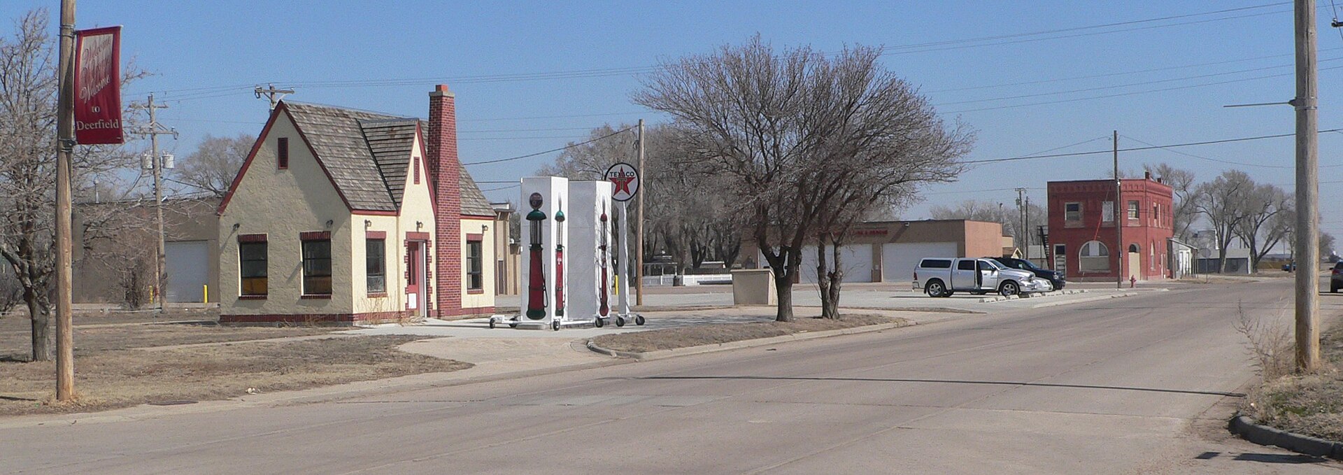 Fields and countryside in Deerfield, Kansas