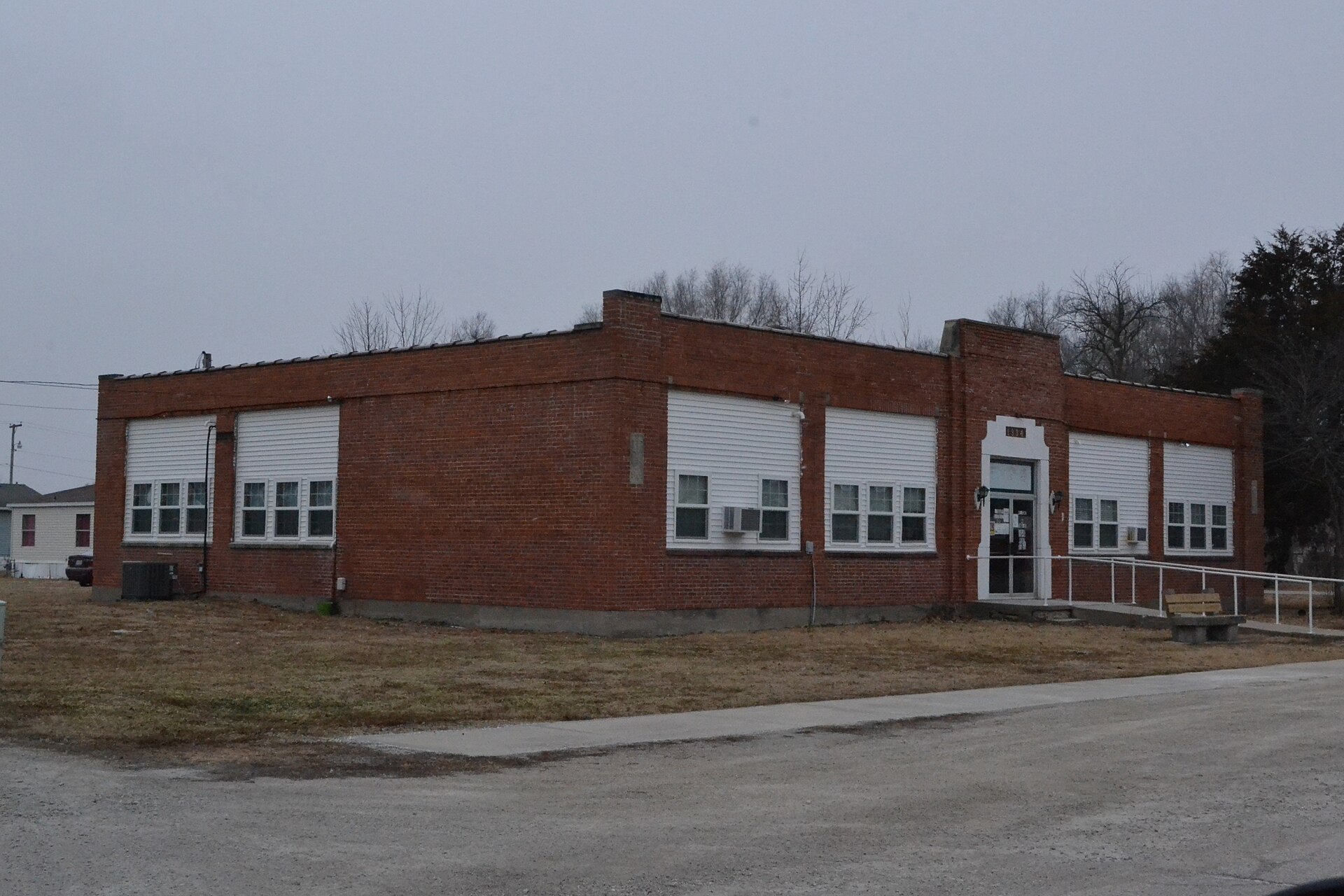 Lincoln School, District 2 in Elwood, Kansas. Listed on the National Register of HIstoric Places.