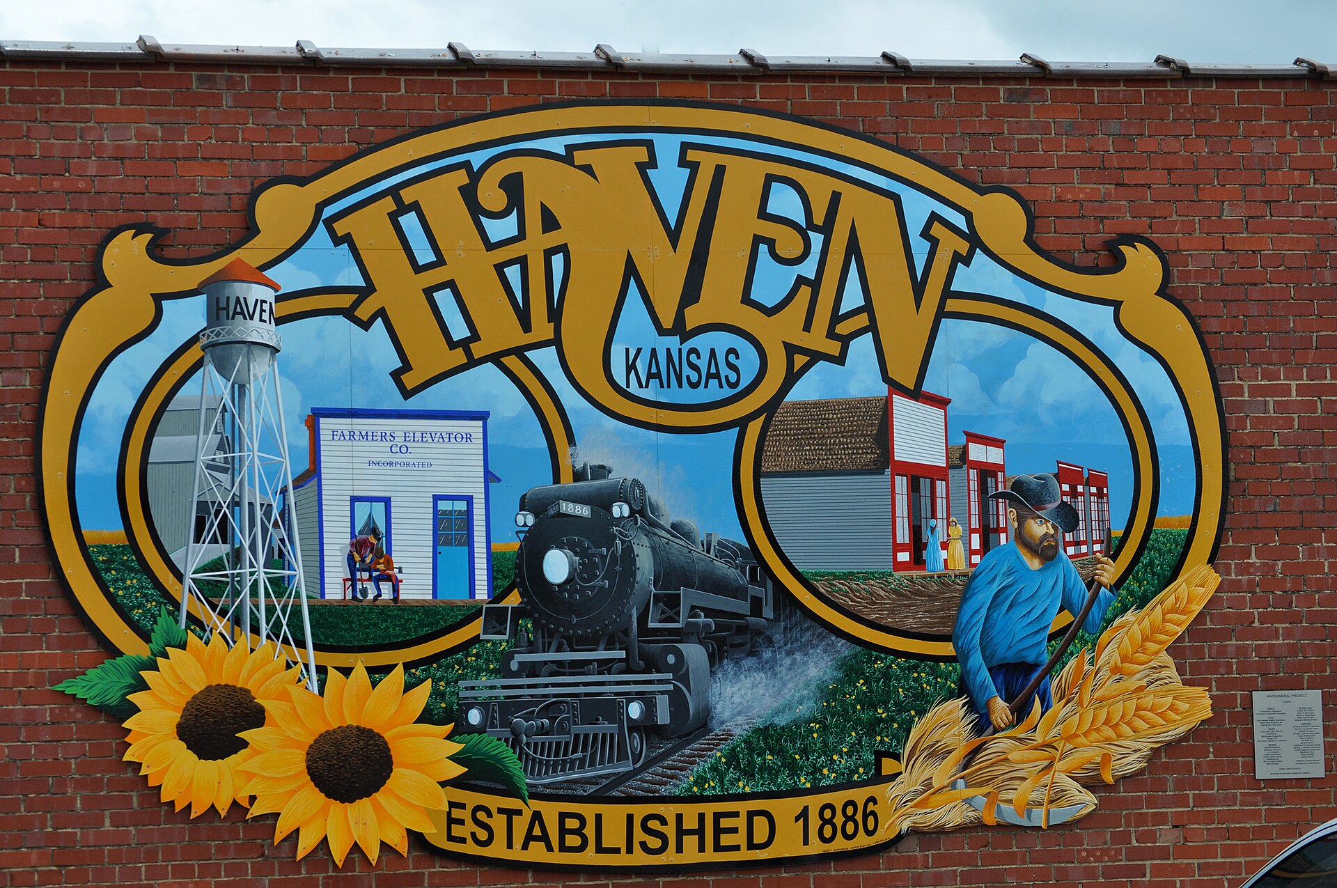 Haven Town Mural — Kansas
