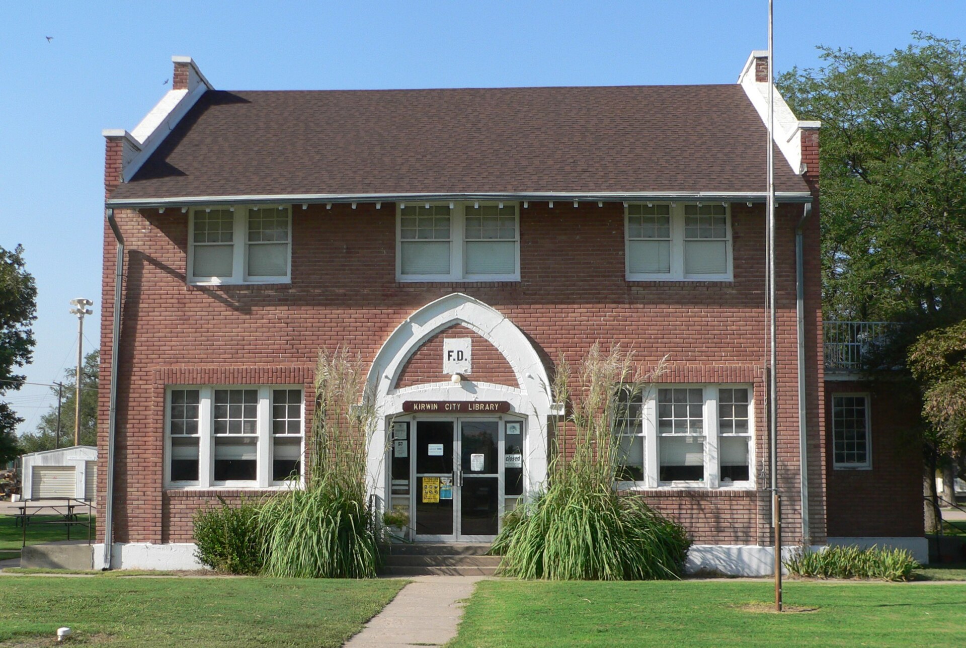 City hall in Kirwin, Kansas