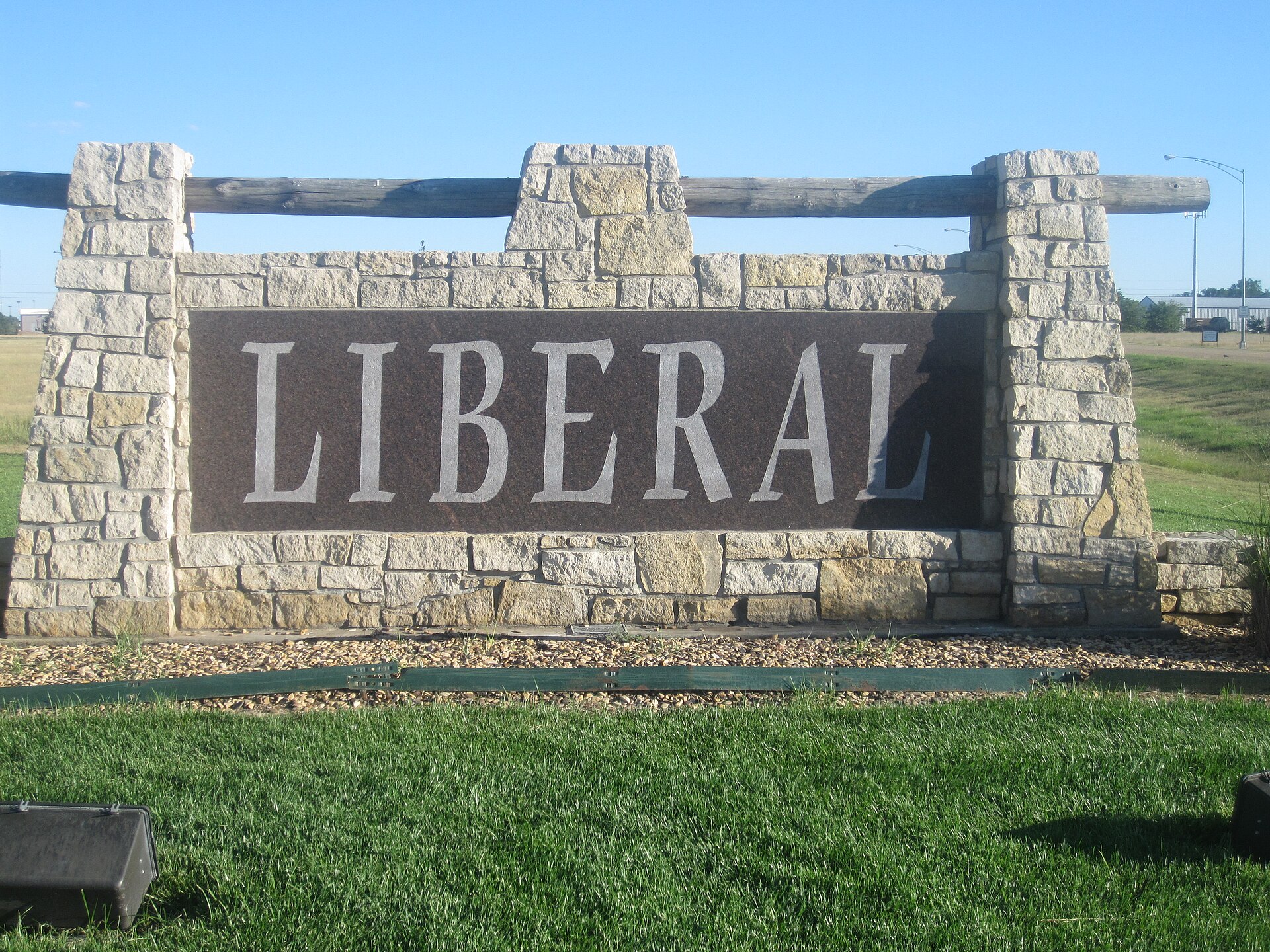 I took photo with Canon camera in Liberal, KS. — Kansas