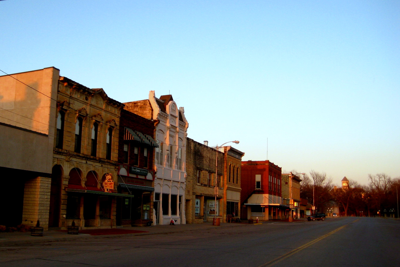 Downtown Marion Kansas