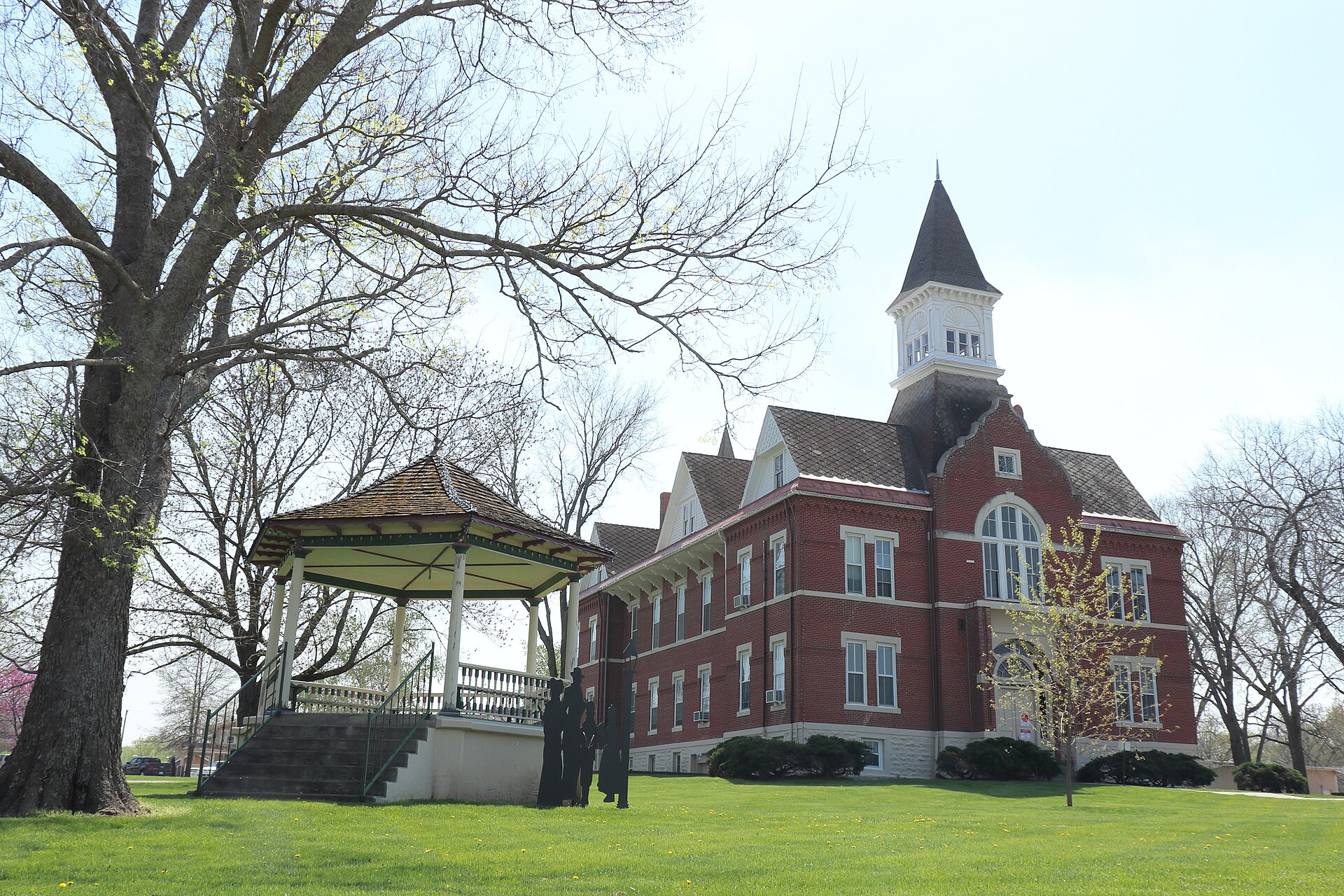 Courthouse in Mound City, Kansas
