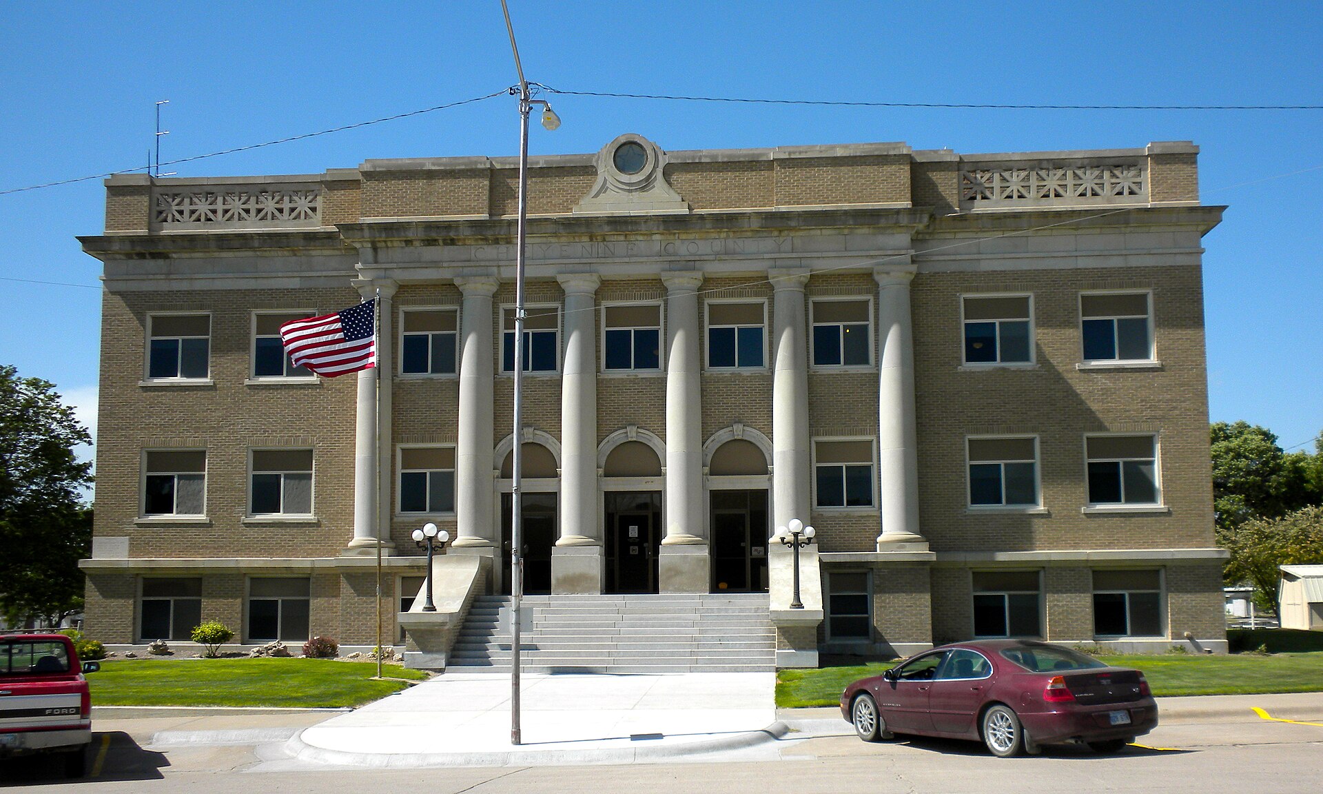 Cheyenne County Courthouse on the NRHP since April 26, 2002. — St. Francis, Kansas