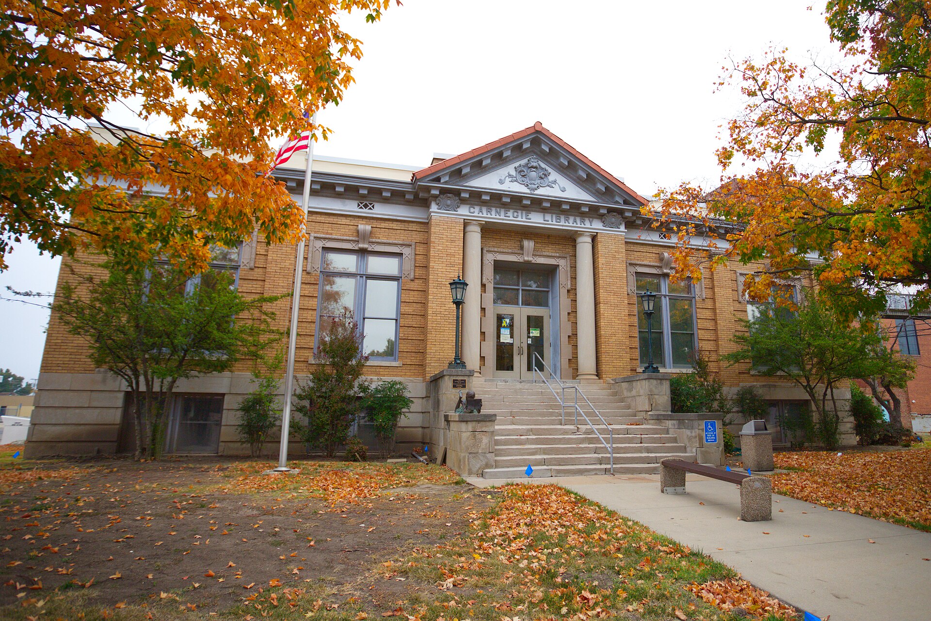 Library in Wellington, Kansas