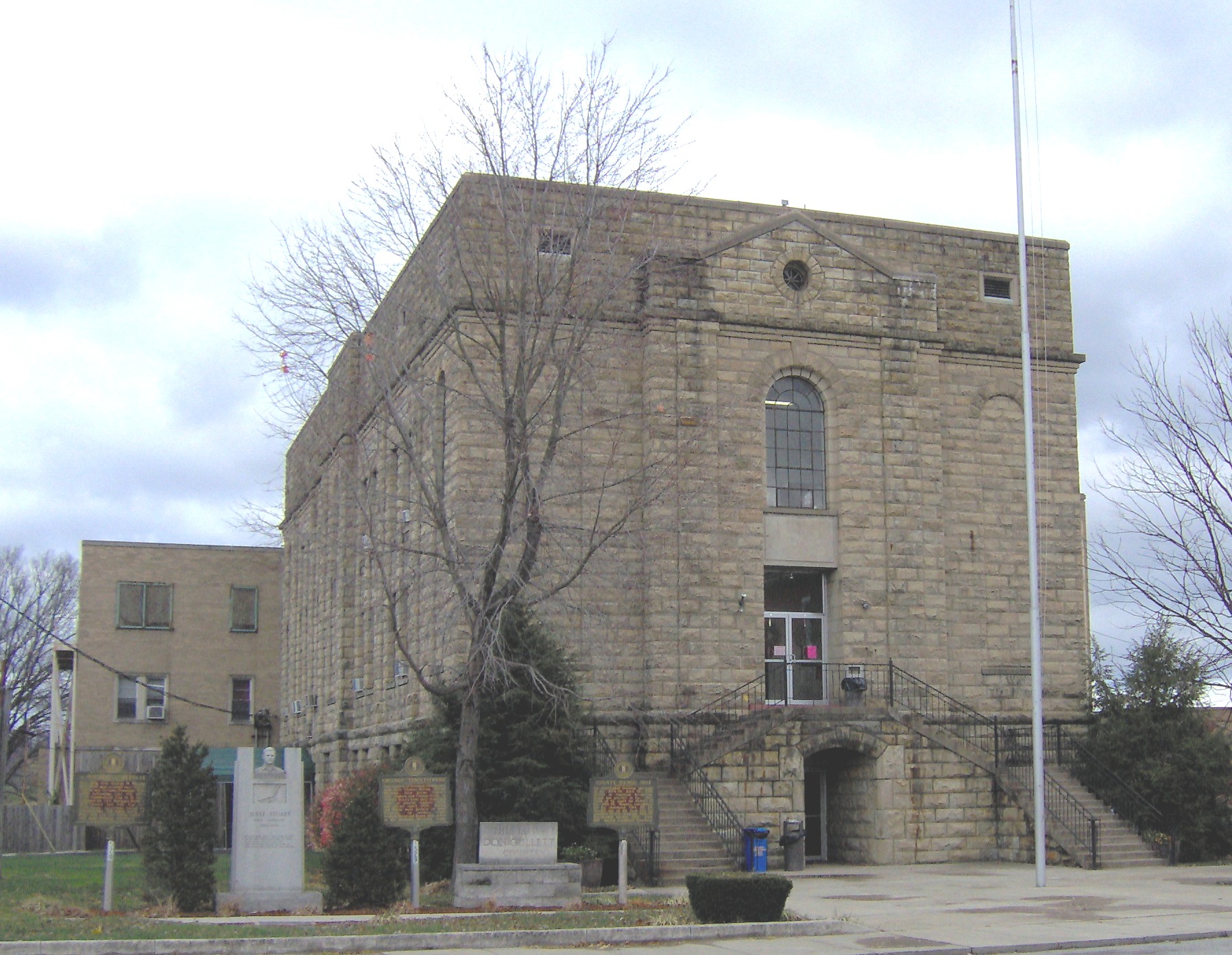 Greenup County courthouse in Greenup, Kentucky.