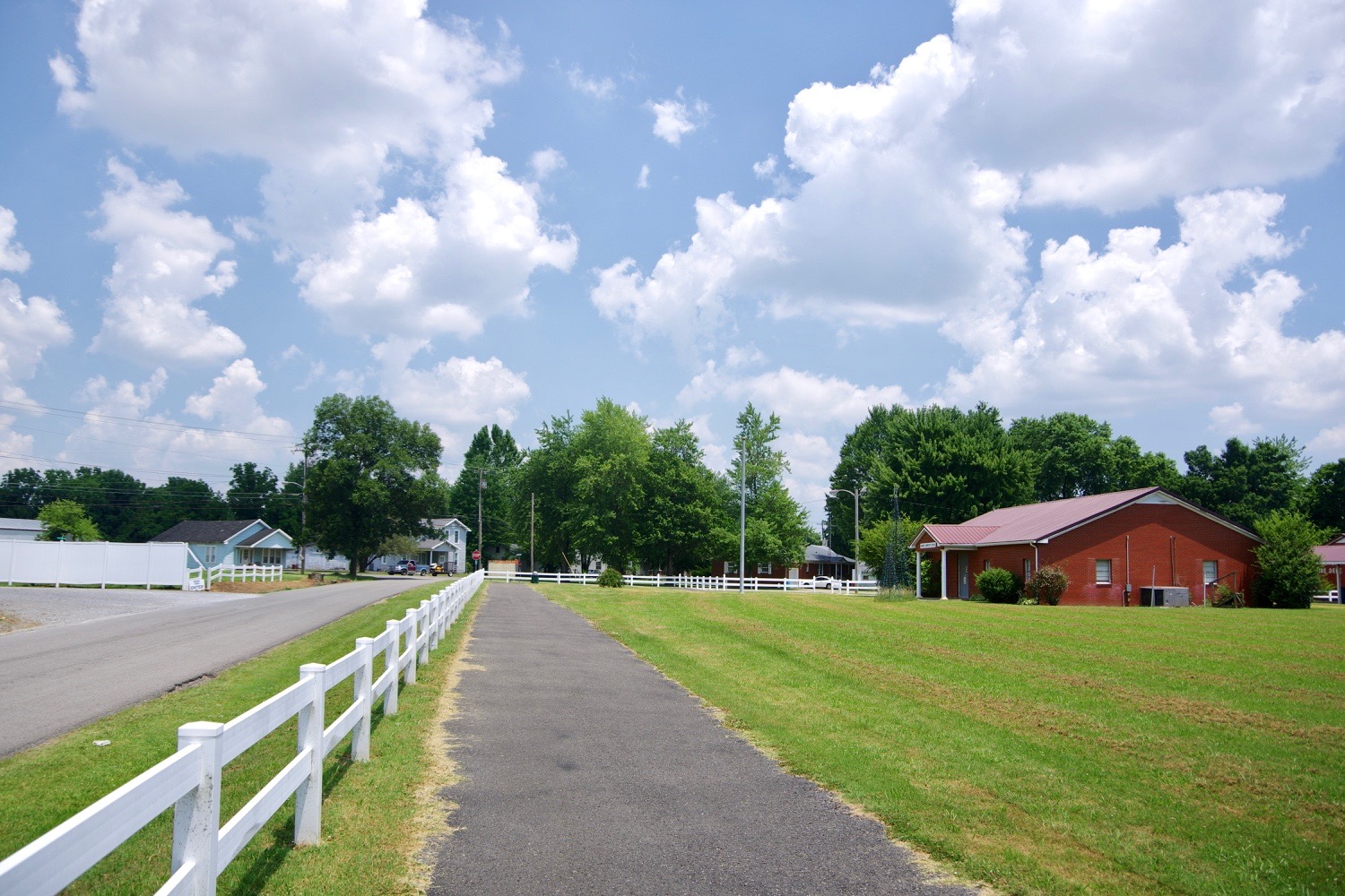 Trail and community center in Bremen, Kentucky, United States.