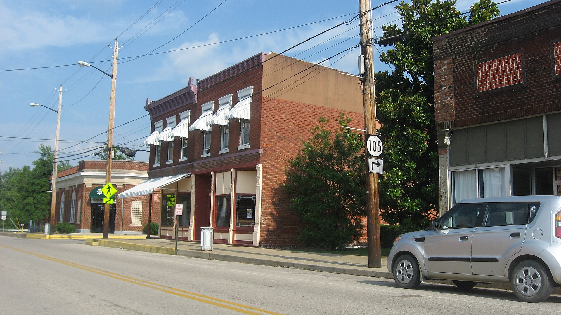 Buildings on the southern side of the 200 block of W. — Cloverport, Kentucky