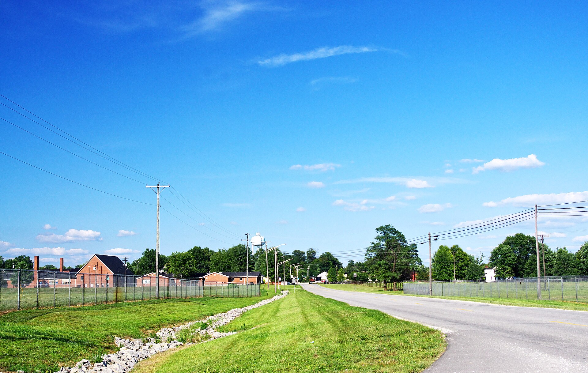 Kentucky Route 52 in Loretto, Kentucky, United States.