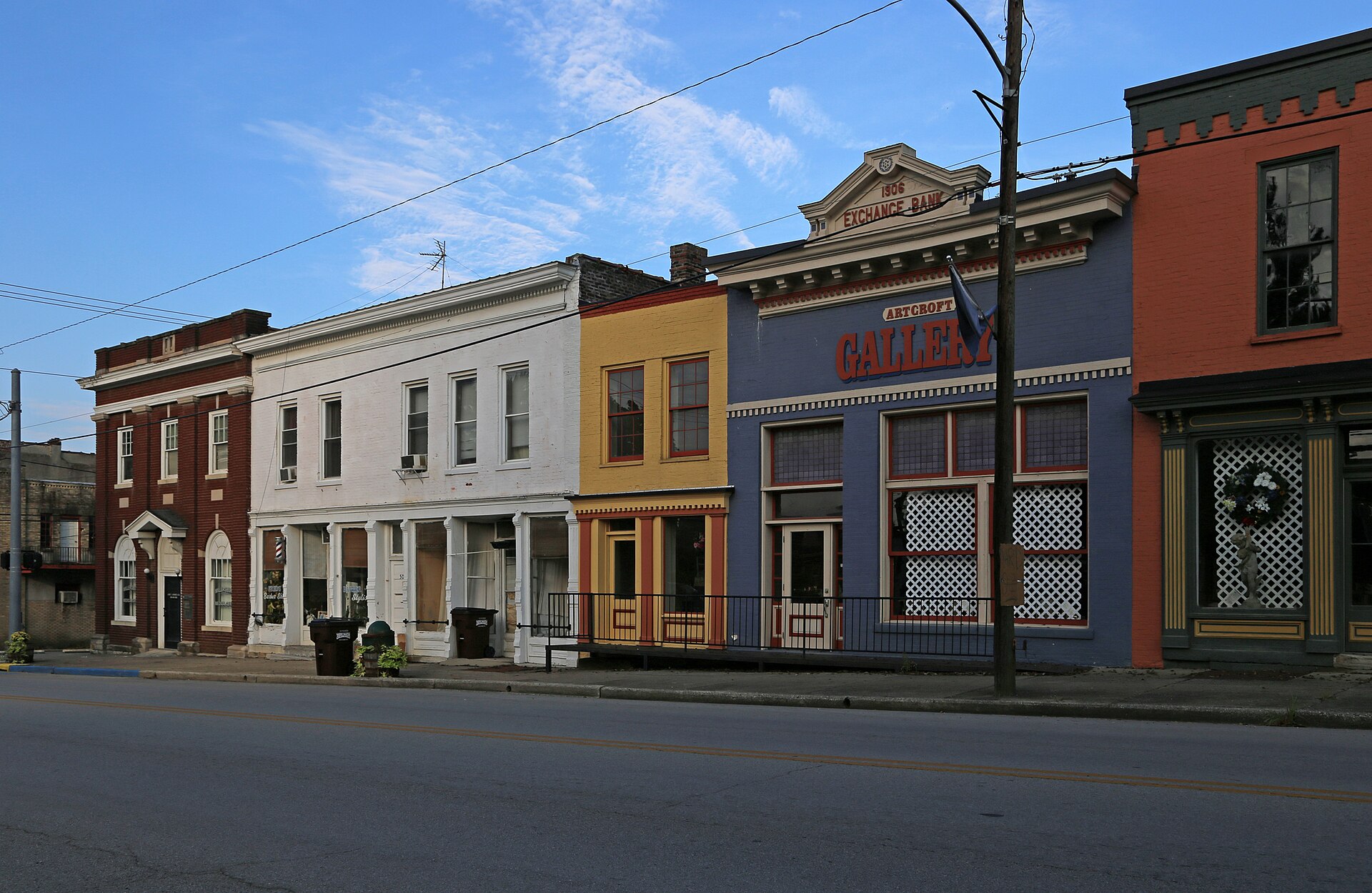 Commercial buildings in the Millersburg Historic District. — Kentucky