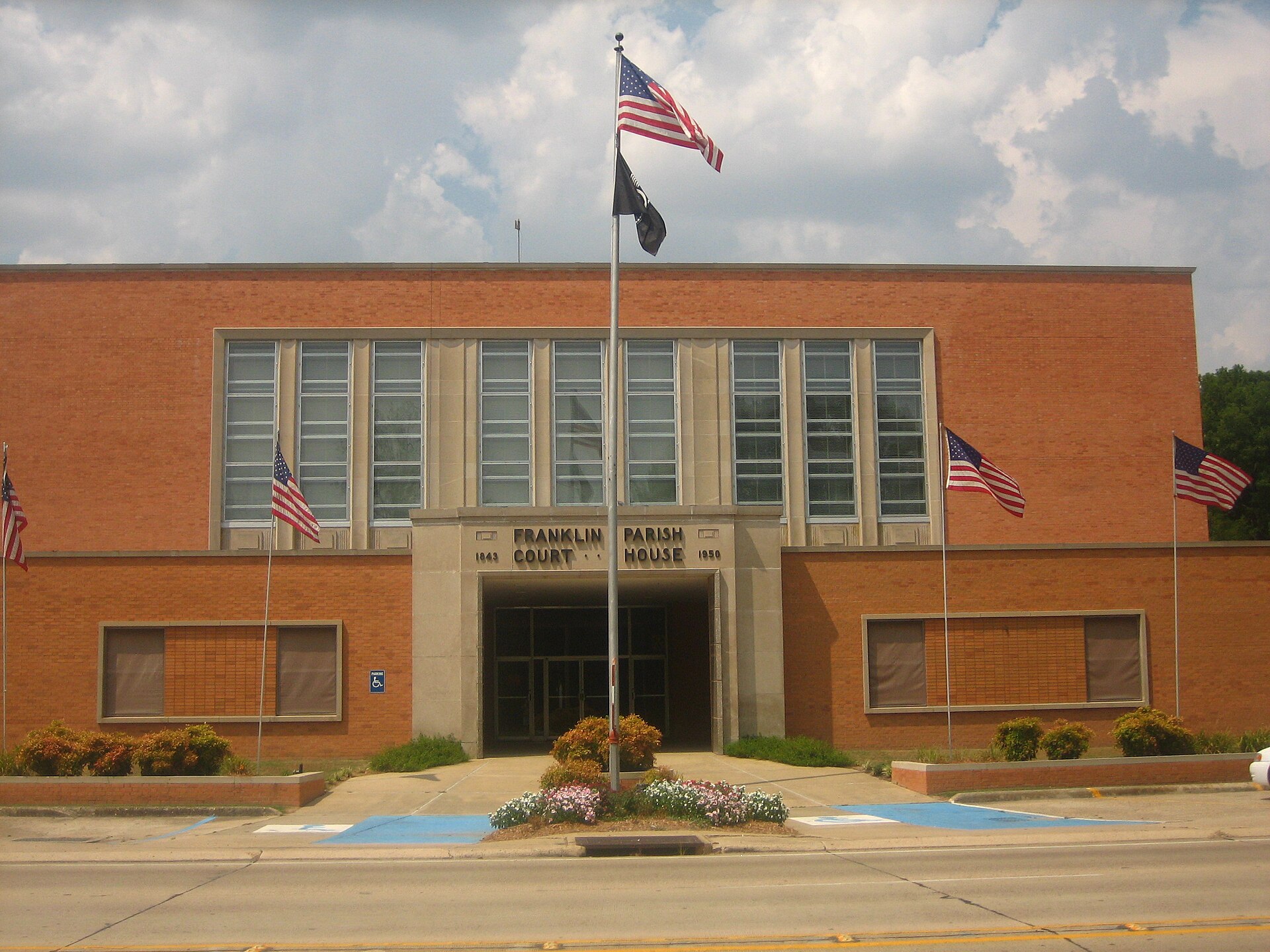 Franklin Parish Courthouse in Winnsboro, LA — Louisiana