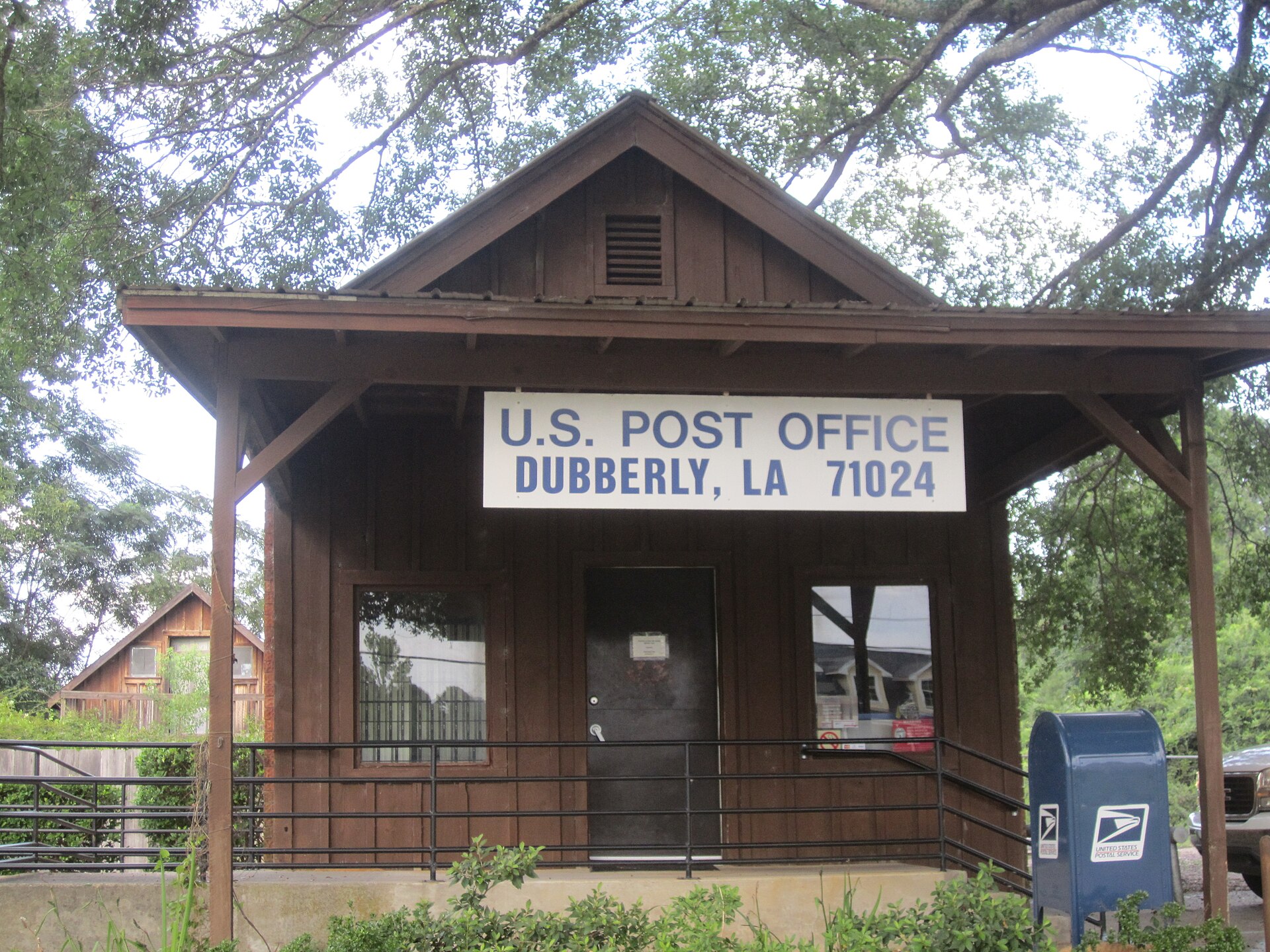 Wooden post office building, Dubberly, Webster Parish, Louisiana.